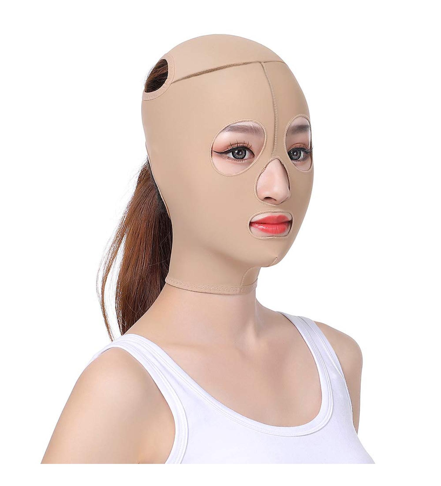 Perfect V Face Line Belt - Professional Anti-Fold Facial Mask & Chin Up Slimming Skin Care - Buy Online on GoSupps.com