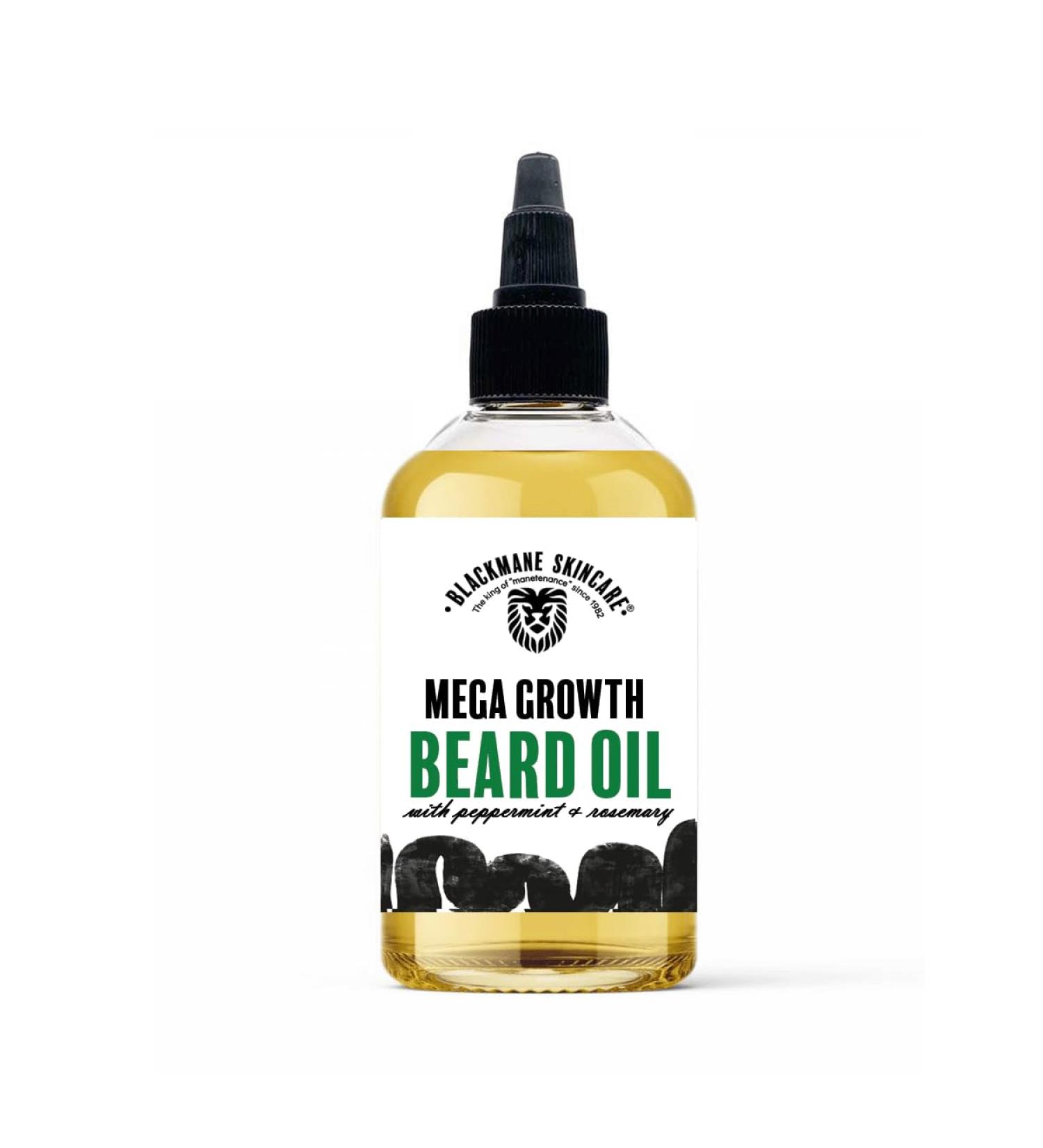 Beard Growth Oil for Men - Premium Beard Serum & Grooming Essential | 2 oz - Ideal for Black Men - Buy Online on GoSupps.com