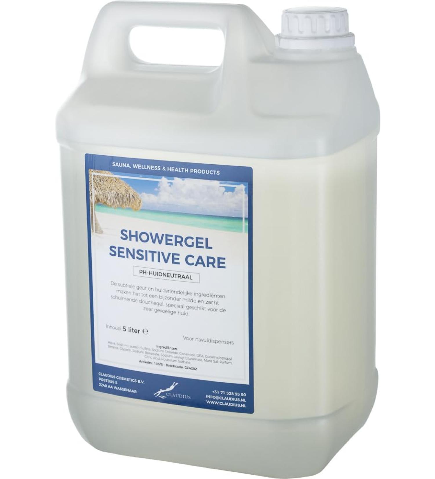 Claudius Showergel Sensitive Care 5 liter