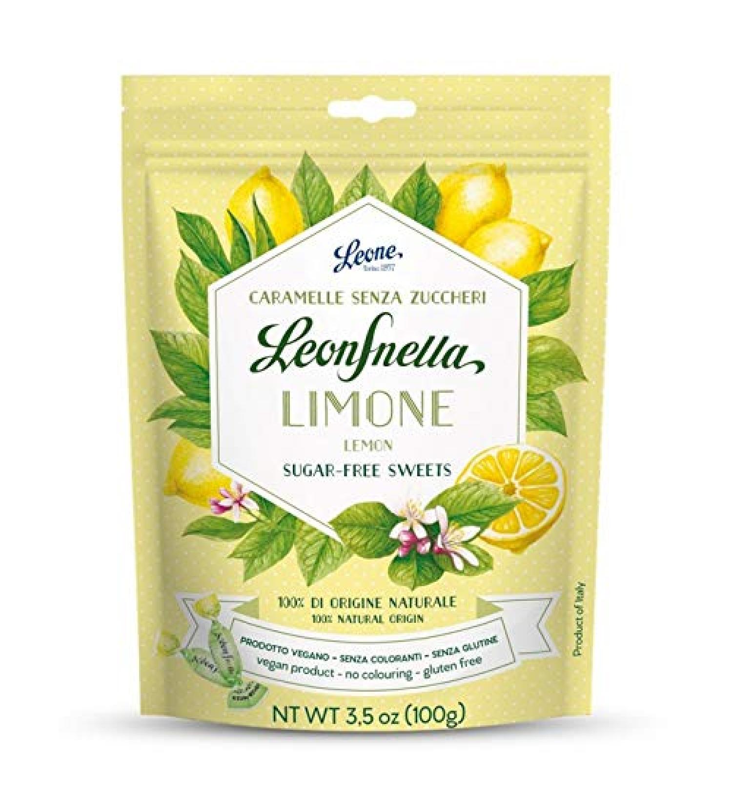 Pastiglie Leone Leosnella Lemon Sweets - 100g - Lion