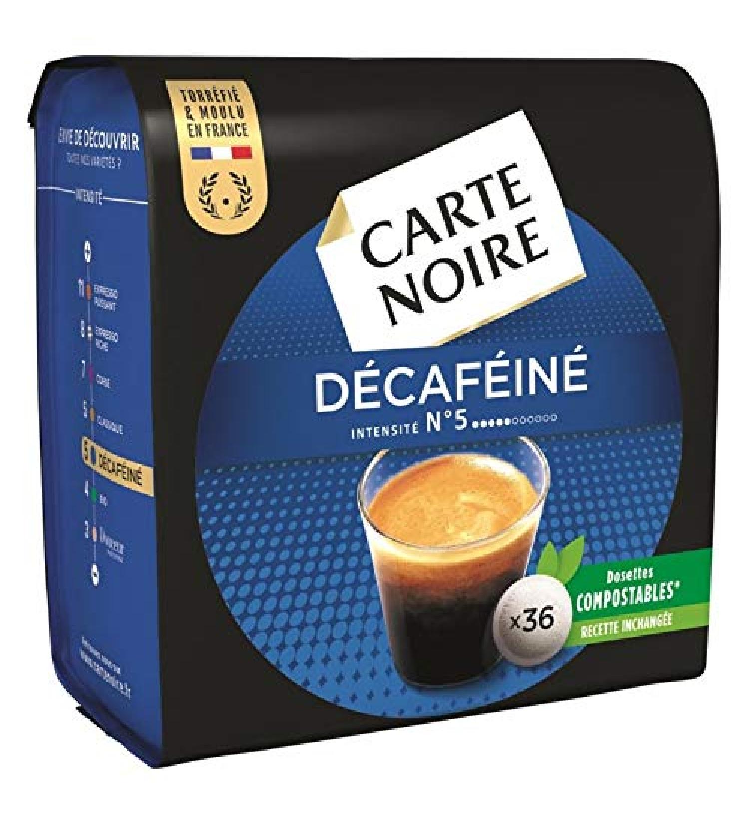  Epicerie sucr e Black Card - Decaf No. 5 Senseo Type 250 g - Pack of 2 - Buy Online on GoSupps.com
