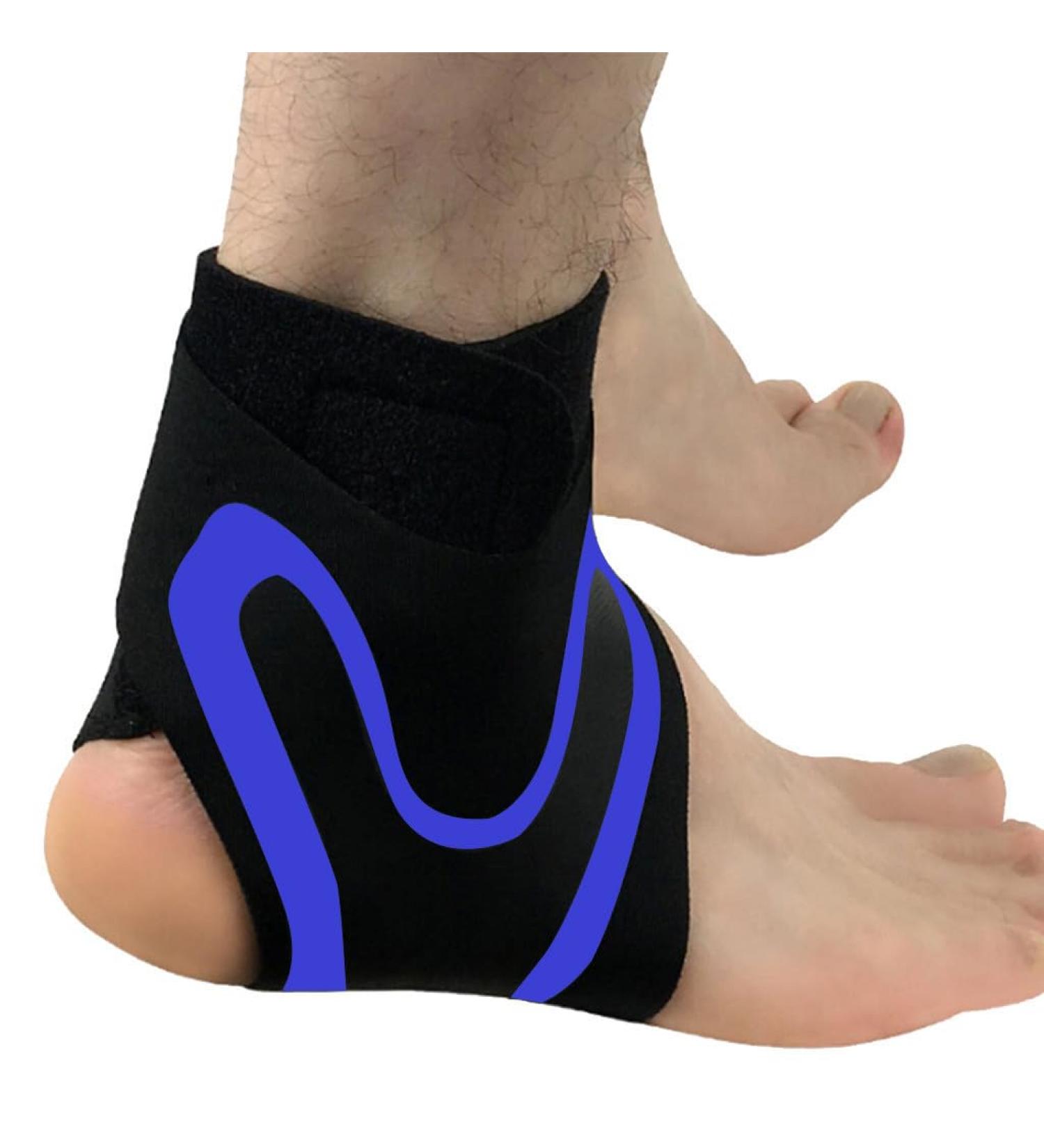 Generic Restore - Plantar Fasciitis Foot Wraps | Flexible Ankle Bandage | Blue XL (1 Pair) | Relief for Foot Pain & Support - Buy Online on GoSupps.com