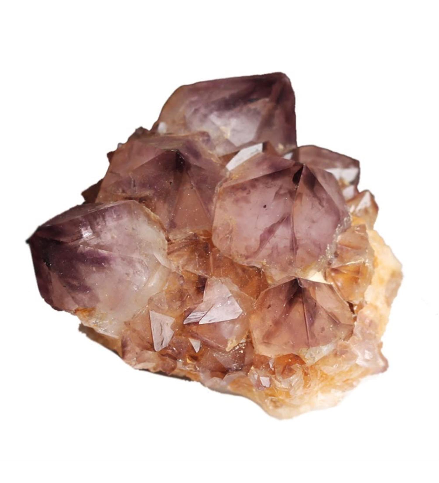 Home Natural Crystal Purple Quartz Crystal Cluster Home Decor Raw Stones and Minerals Full of Texture 6-7cm Purple - Buy Online on GoSupps.com