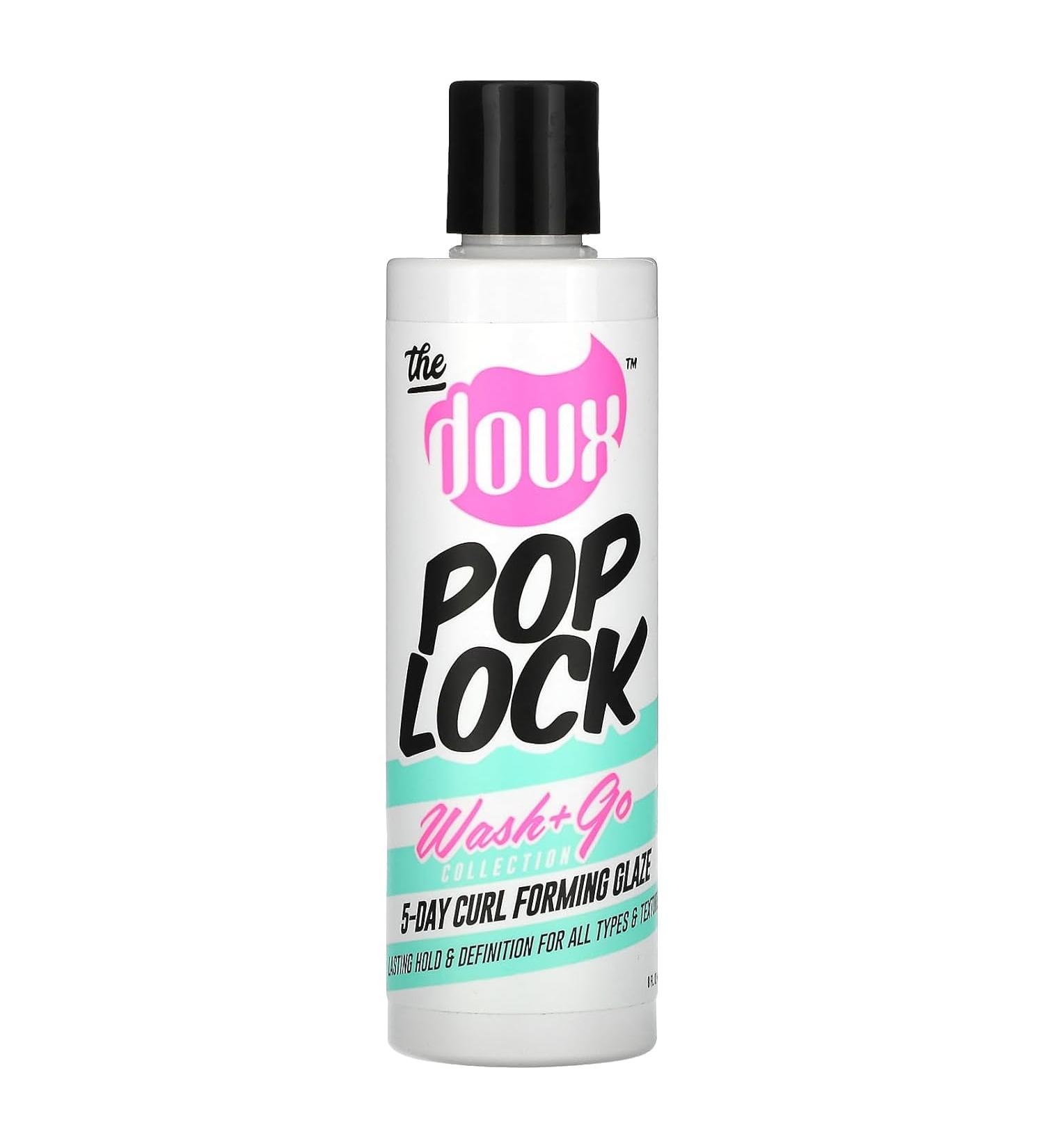 Doux POP LOCK 5-Day Forming Glaze | Curl Enhancing Hair Gel with Honey & Argan Oil | Best Curl Products for Hold Shine & Anti-Humidity - Buy Online on GoSupps.com