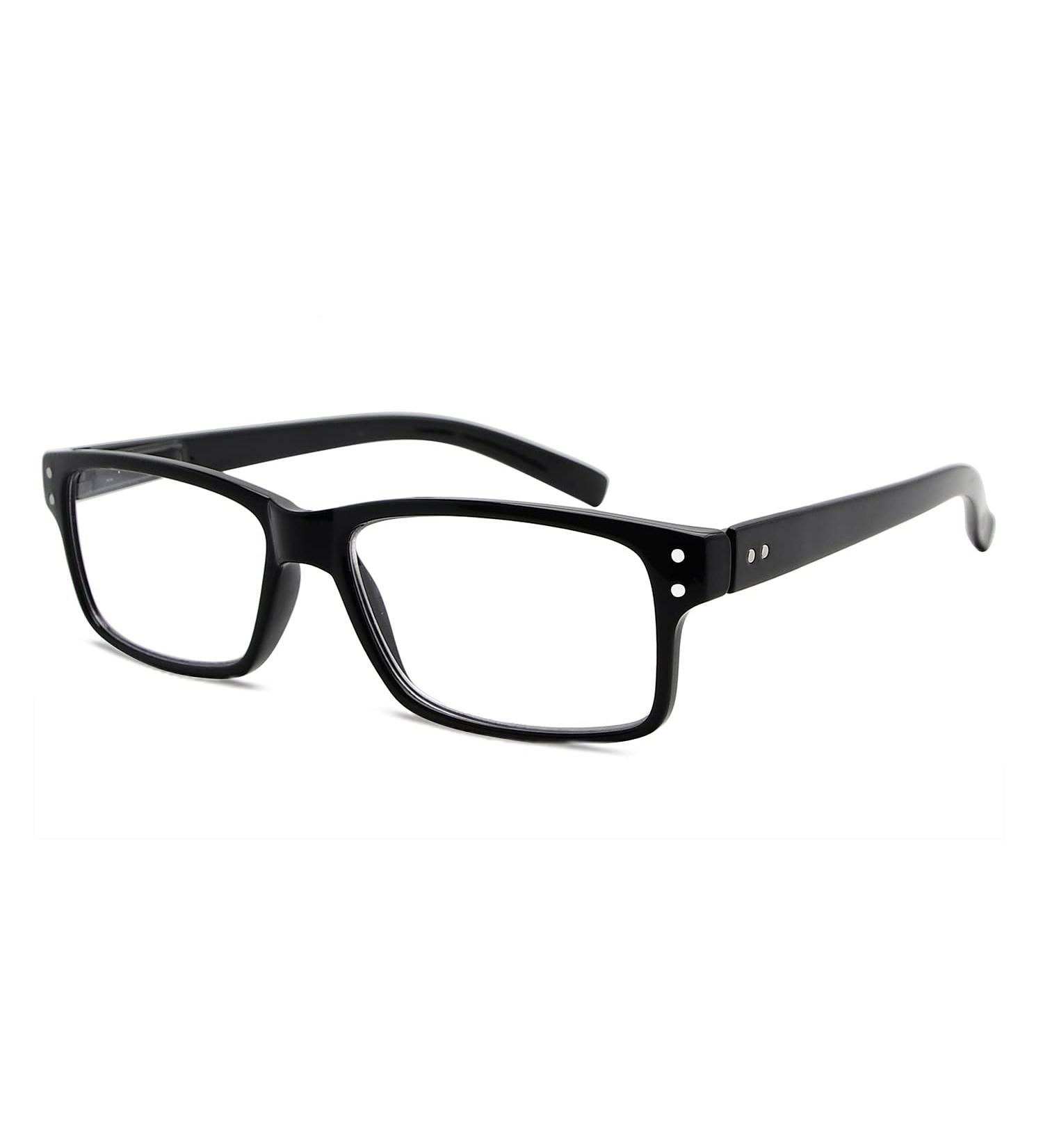 Eyekepper Classic Reading Glasses for Men - Black Spring Hinges +0.75 Diopters 1 Pack - Stylish & Comfortable - Buy Online on GoSupps.com