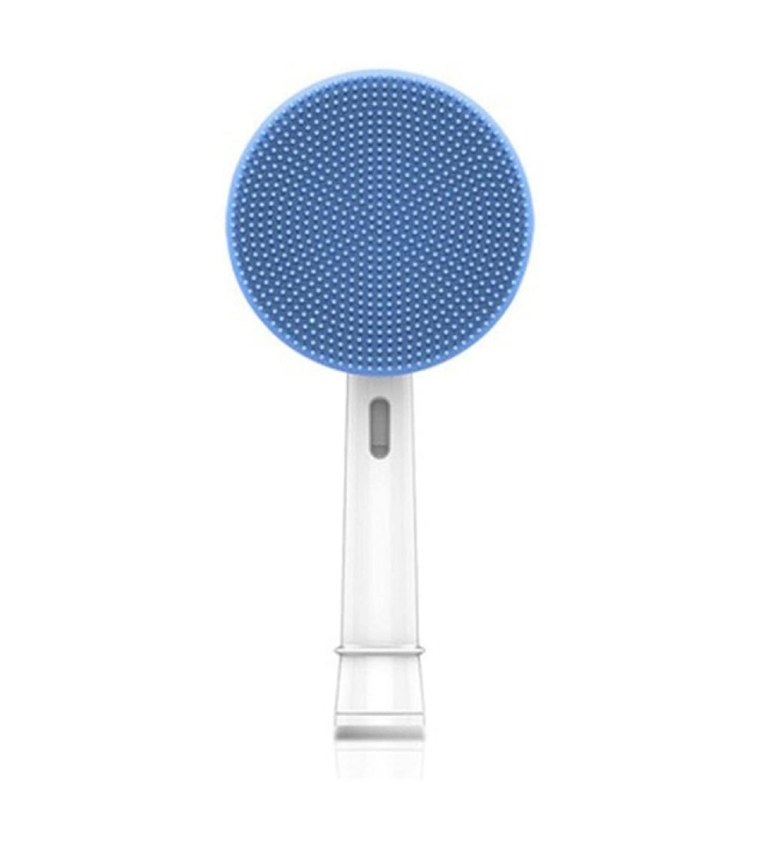 Shower Universal Orbit B Round Head Silicone Clean-Face Double-Sided Clean-Face Brush Head Bath Brush (Color : Blue) (Blue) - Buy Online on GoSupps.com