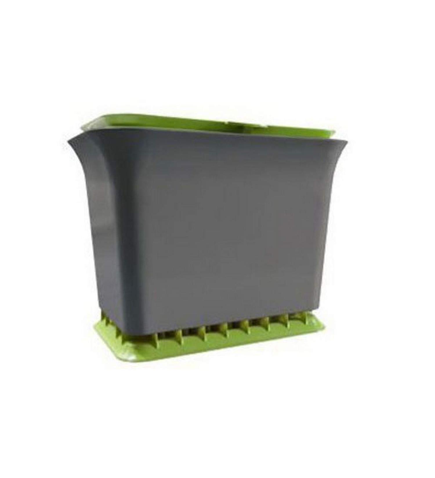 Full Circle Fresh Air Odor-Free Kitchen Compost Bin - Green Slate - Eco-Friendly Waste Solution - Buy Online on GoSupps.com