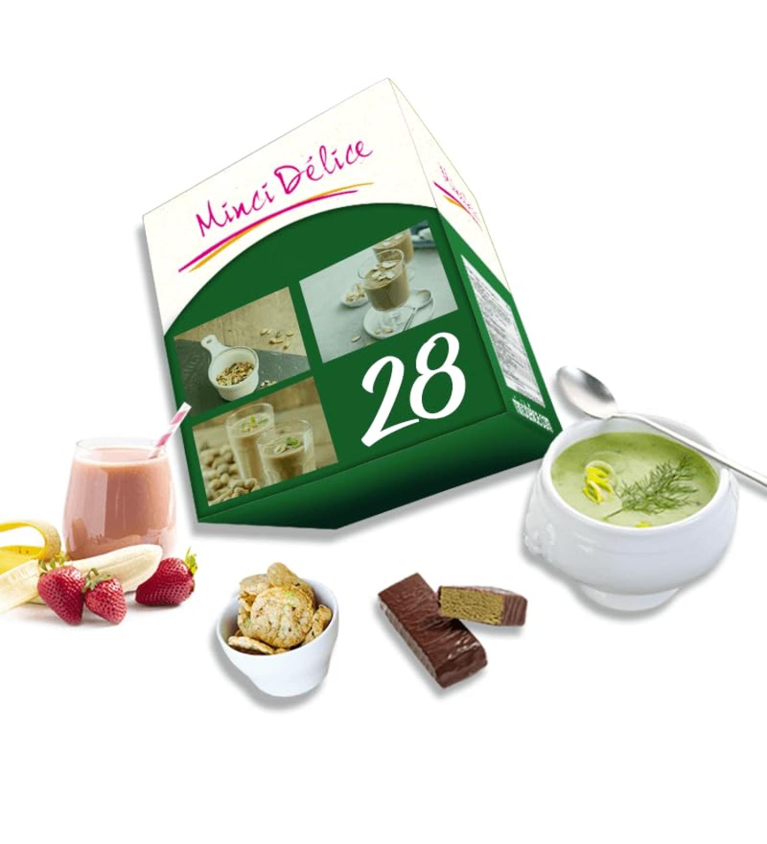 Hyperprotein Slimming Diet 28-Day Vegan Set 66 products 1 shaker and 1 guide free - optimized weight loss in 4 weeks - Buy Online on GoSupps.com