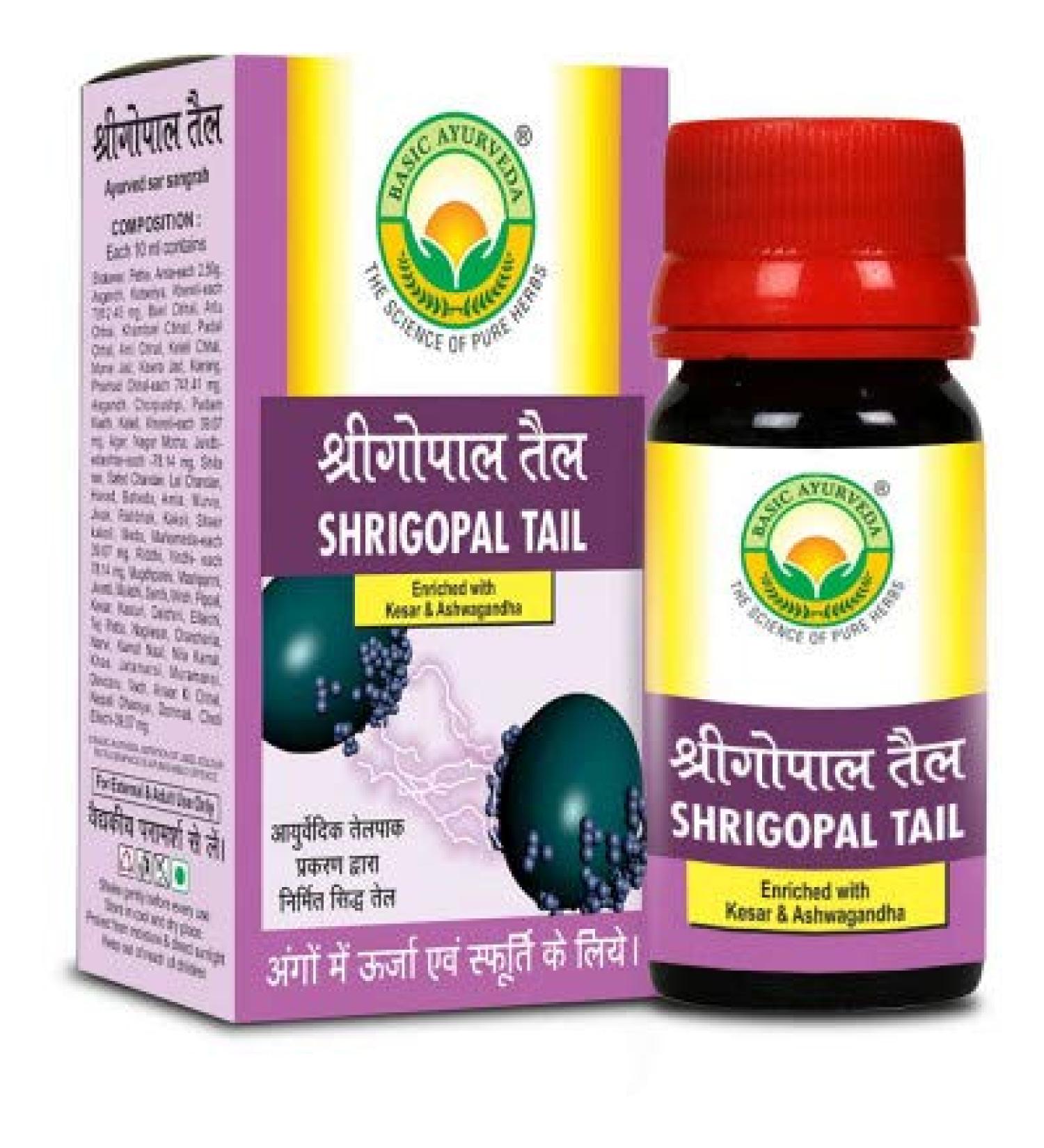 Basic Ayurveda Shri Gopal Tail (30 ML) by Exportmall
