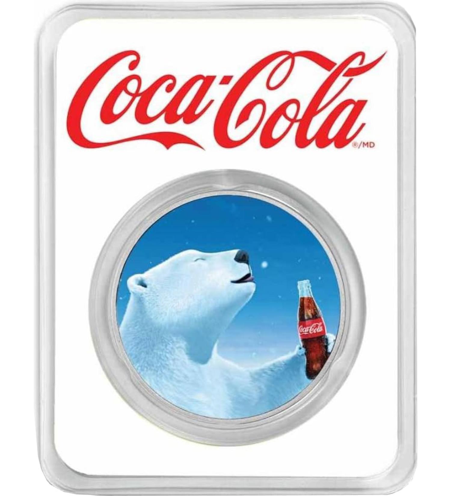 Polar Bear Coca Cola 1 Oz Silver Medal Usa - Buy Online on GoSupps.com