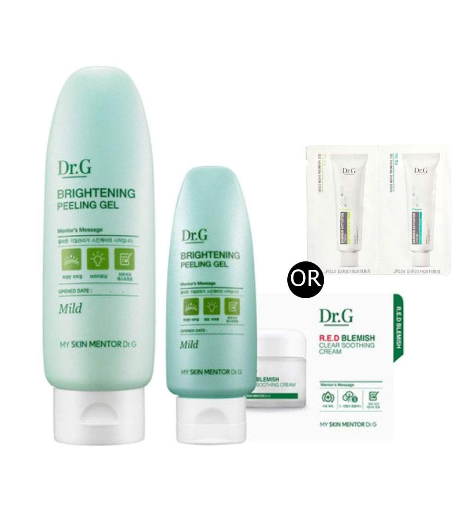 Dr.G Gowoonsesang Brightening Peeling Gel Special Edition 180g (120g+60g) with Dr.G Barrier Activator Cream Sample 2ml