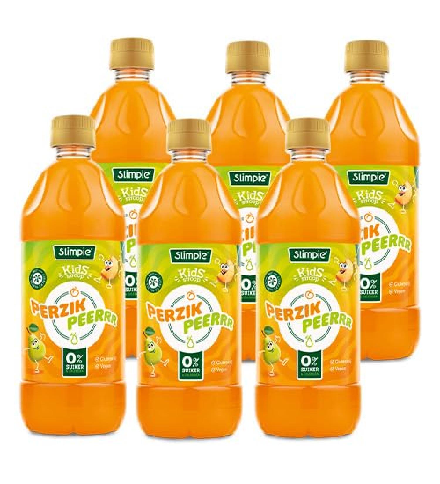 Slimpie - Peach Pear Kids Lemonade syrup - 6x 580ml