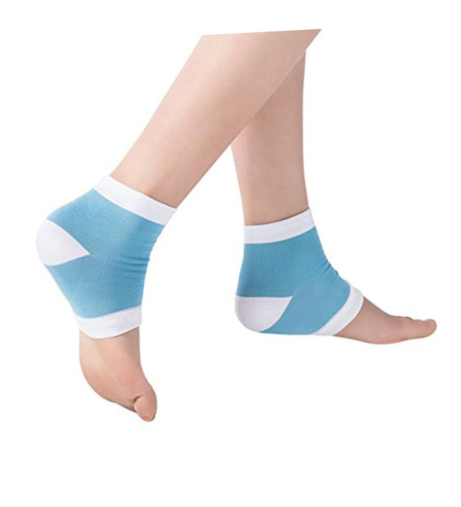 Beavorty Floral Hair Wreath for Women Features Socks for Women moisturizing Foot Sleeve Lotion Socks Spa Vented Moisturising Socks Toe Recovery Socks Open Toe Blue Gloves Heel Men and Women - Buy Online on GoSupps.com