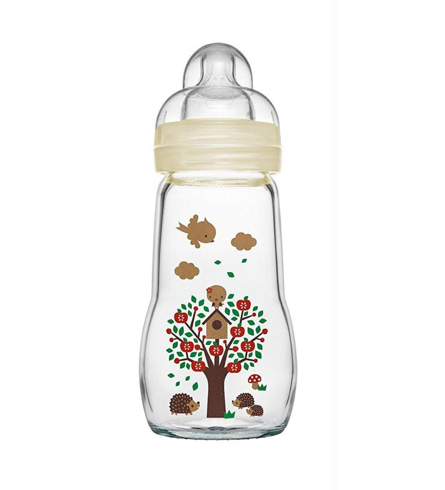 MAM Feel Good Glass Bottle 260 ml assorted (eg 67036700) MAM Babyartikel GmbH
