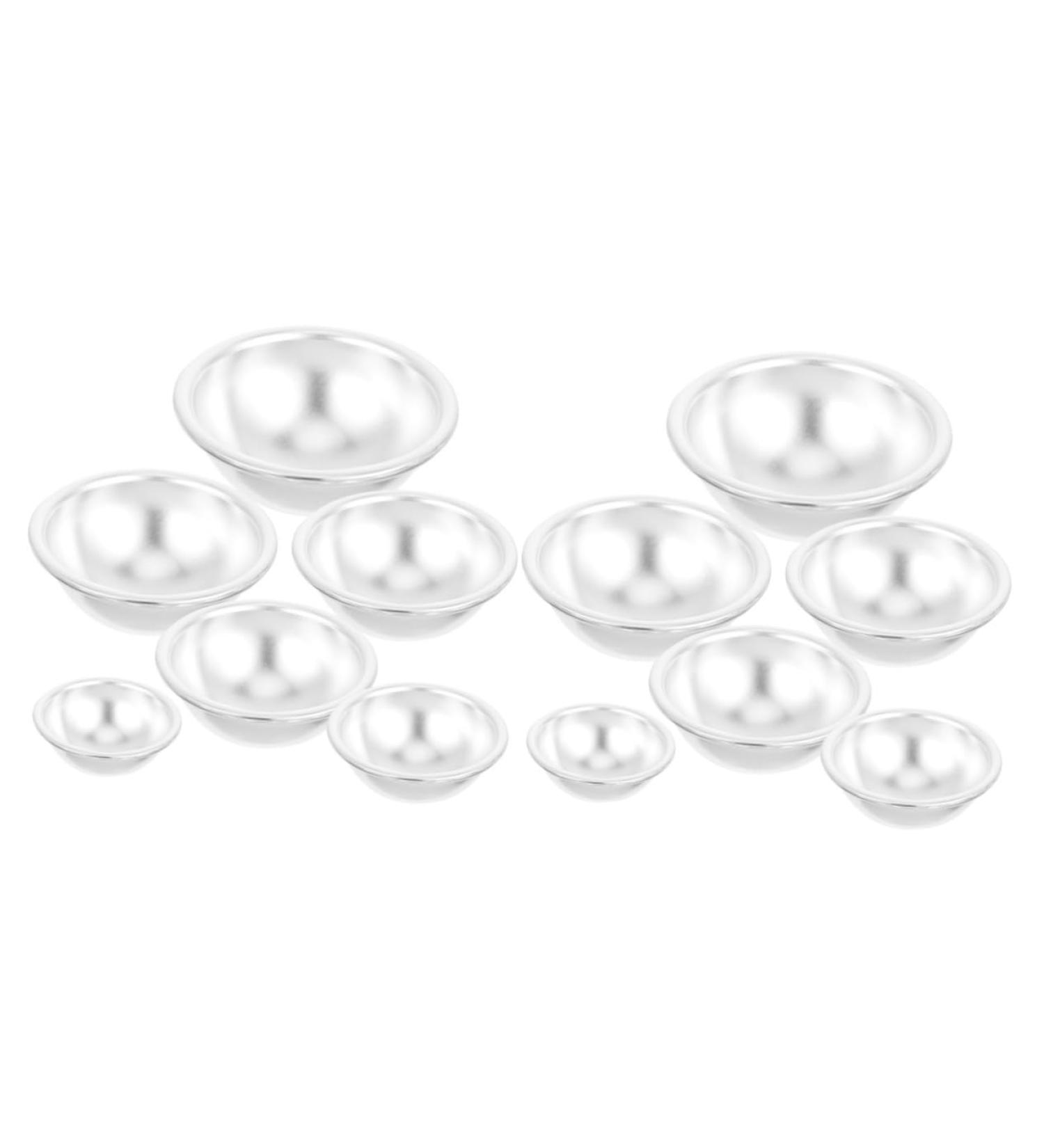 Zerodeko Hemisphere Cake Pan 12 Pcs Bath Tub Accessory Baking Pastry Mould Cake DIY Tool Crafting Supplies Egg Tart Paper Cup - Buy Online on GoSupps.com