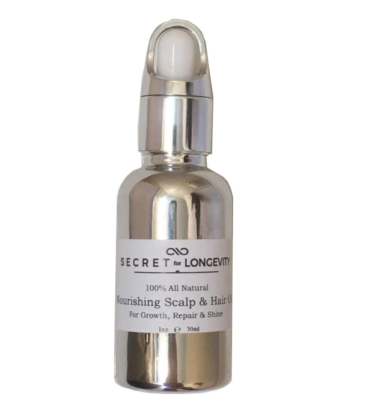 All-Natural Hair Scalp & Beard Growth Serum - Jojoba Argan & Jamaican Castor Oil for Longevity - Buy Online on GoSupps.com