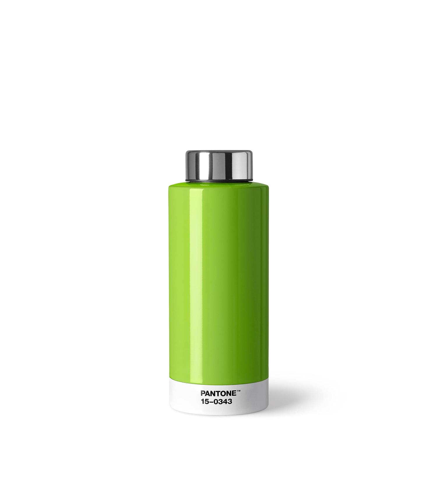 PANTONE Greenery 15-0343 Double-Walled Stainless Steel Drinking Bottle | 500ml Leak-Proof Thermal Flask for International Shipping - Buy Online on GoSupps.com