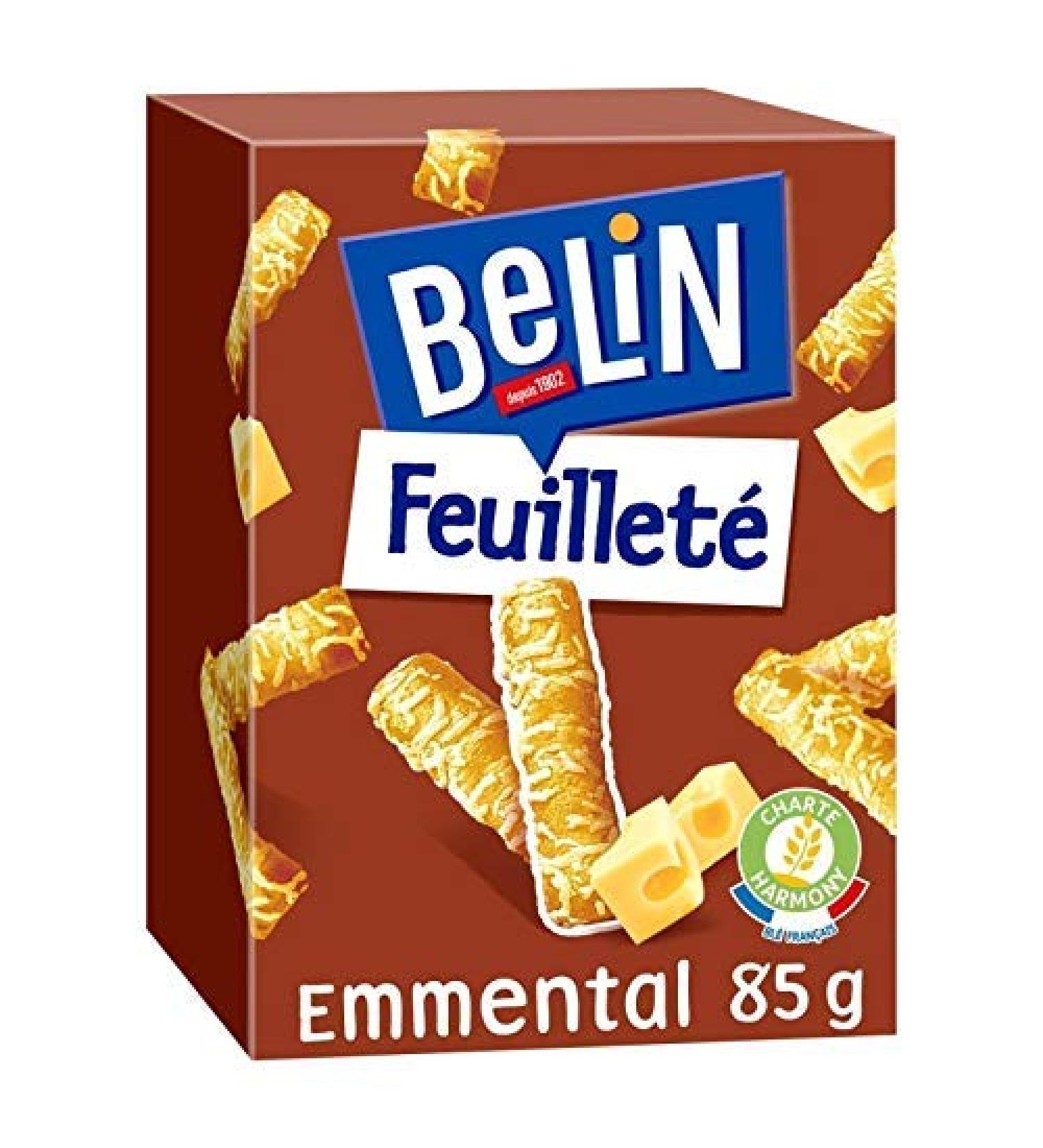 BELIN - Emmental Puff Pastry Crackers 85G - Pack of 2 - best offer - Buy Online on GoSupps.com
