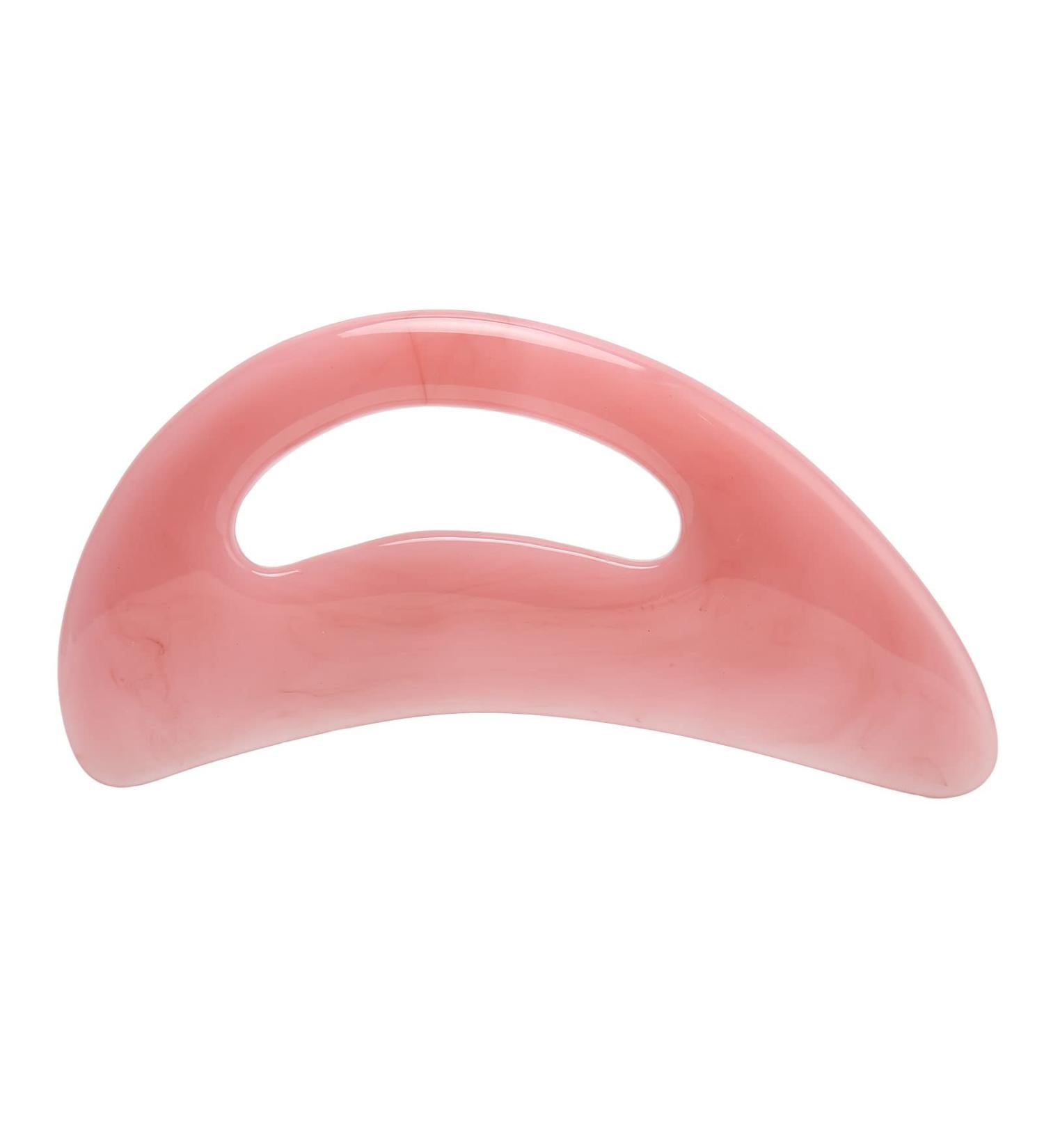 Buy Gientan Pink Resin Gua Sha Plate | Full Body Massage Board for Home & Salon | International Shipping - Buy Online on GoSupps.com