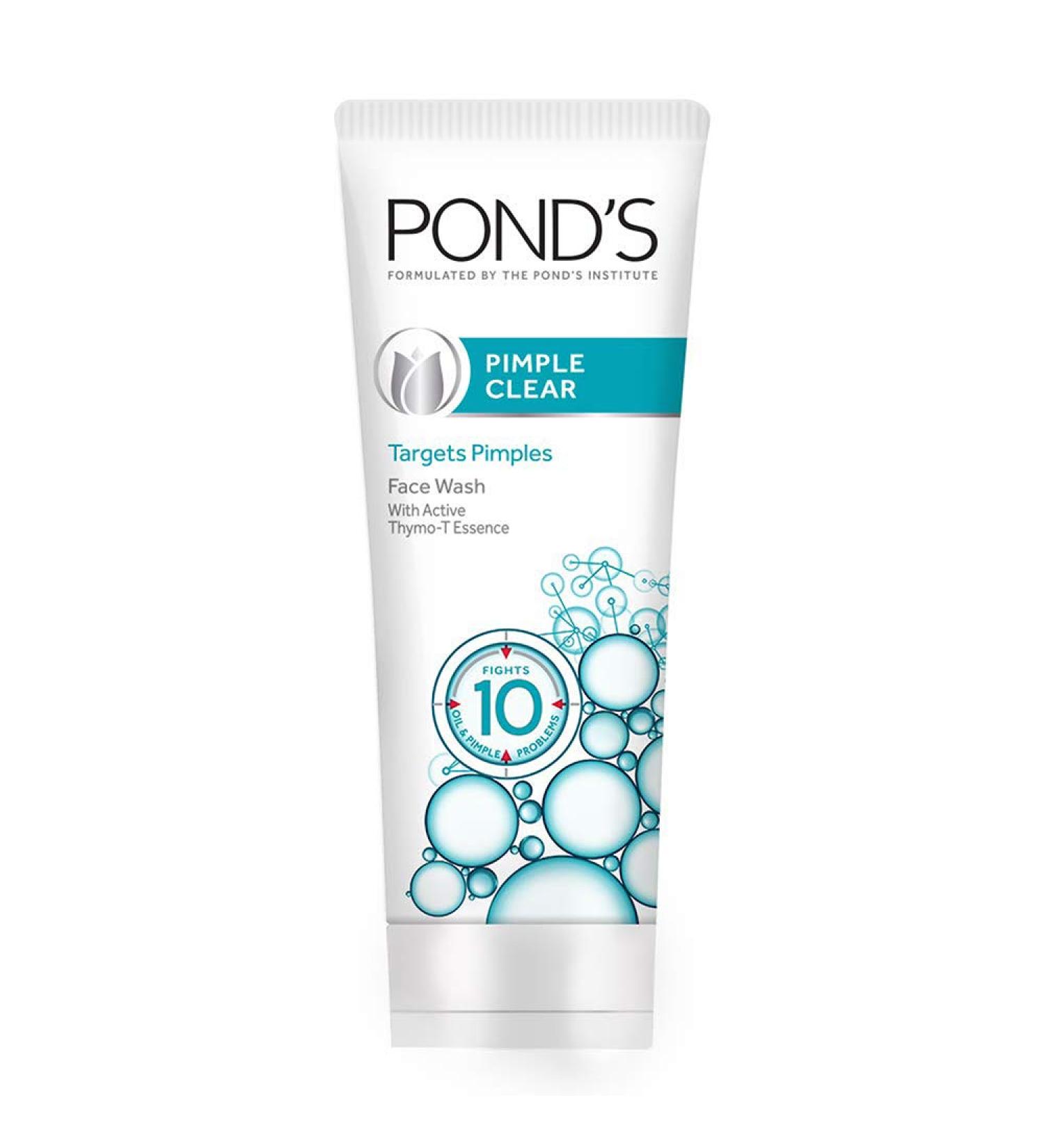 Ponds Pimple Clear White Multi Action Facewash 50g - Best Acne Solution for Clear Skin | International Shipping Available - Buy Online on GoSupps.com