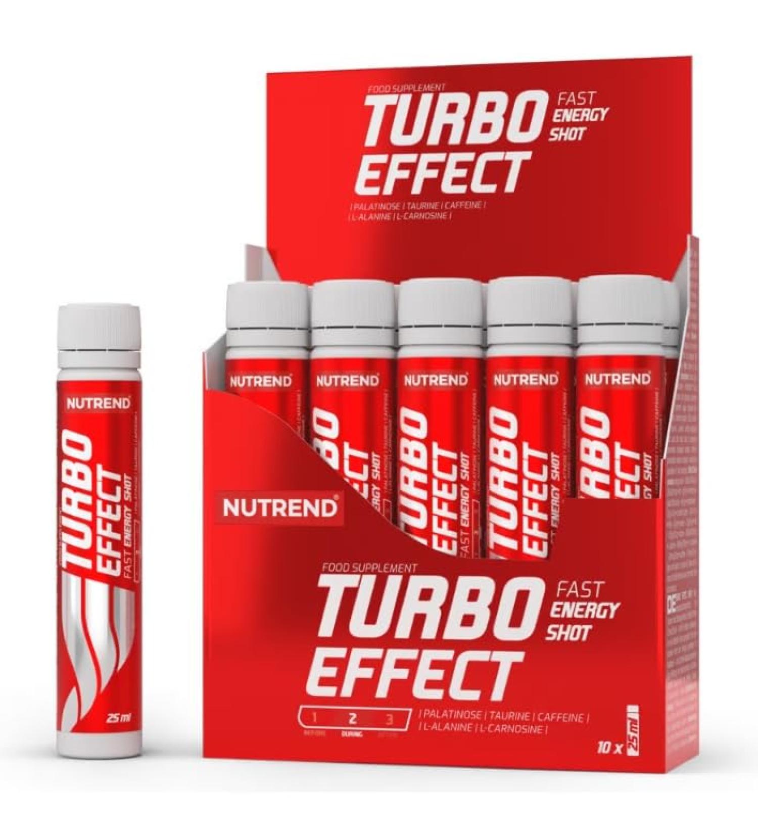 Nutrend Turbo Effect Shot - 10 x 25 ml.