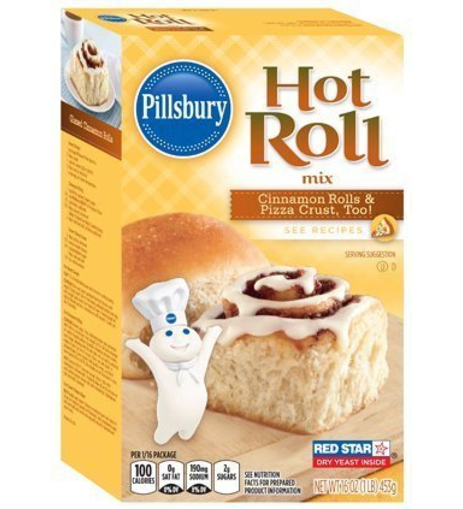Pillsbury Specialty Hot Roll Mix 16oz Box - Pack of 4 | 4-Pack 1 Pound Hot Roll Mix - Buy Online on GoSupps.com