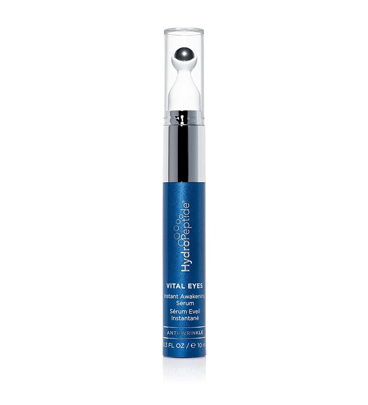 HydroPeptide Vital Eyes Instant Awakening Serum 0.3 oz - Hydrating & Brightening Rollerball - Buy Online on GoSupps.com