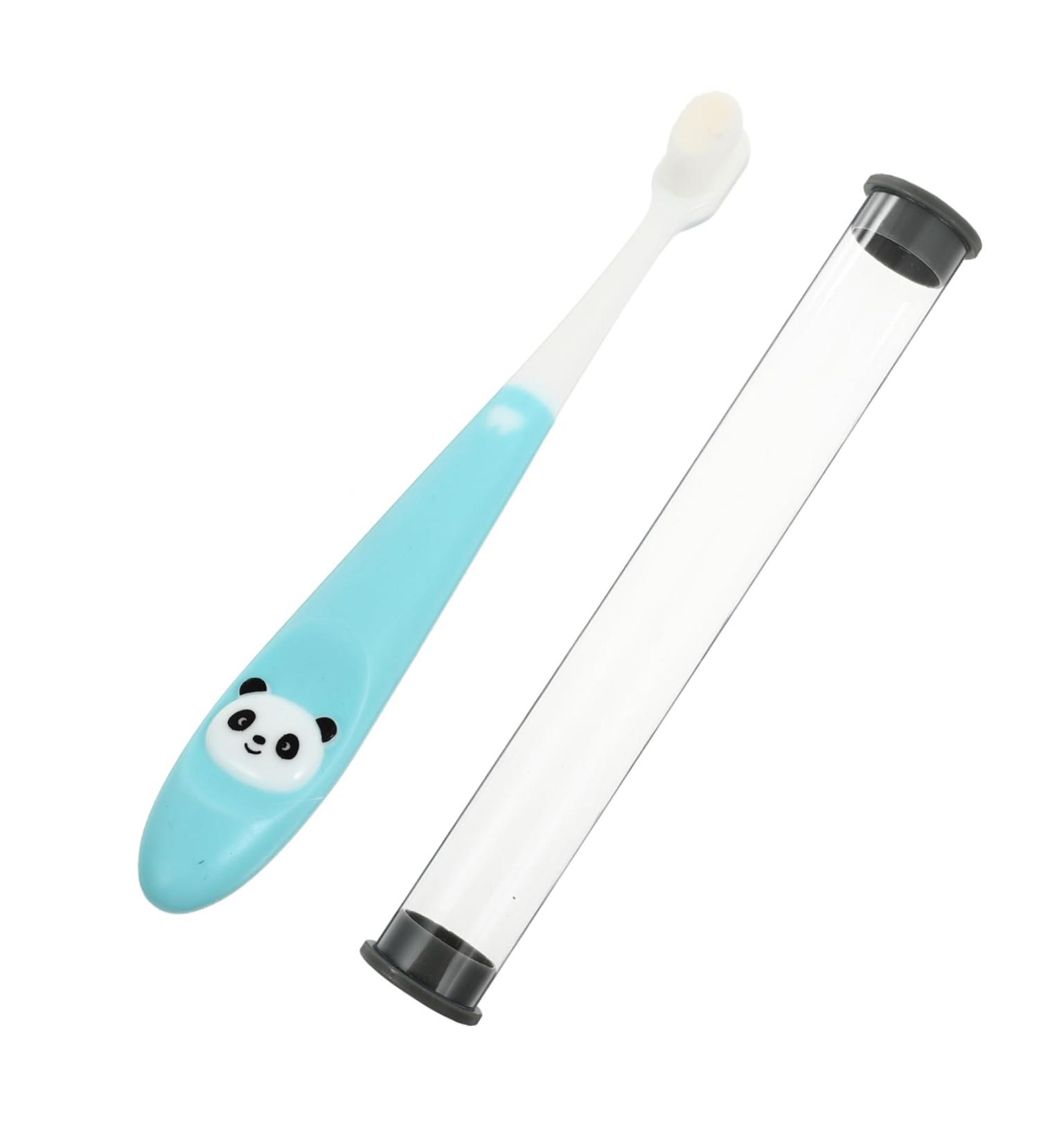 Gleavi Panda Toothbrush for Kids Soft Bristles Fun Caricature Design 1 Pack Ideal Oral Care Tool for Toddlers - Buy Online on GoSupps.com