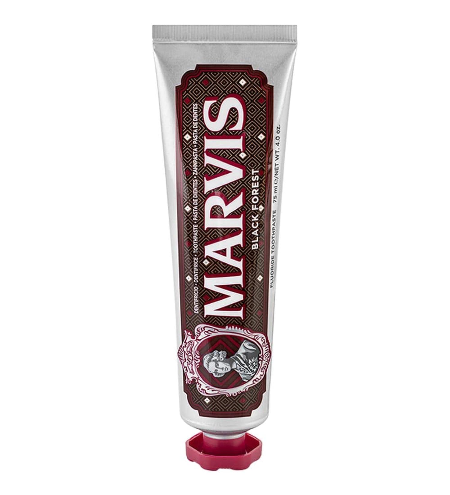 Buy Marvis Black Forest 75 ml Toothpaste - Cherry Chocolate & Mint Flavor | Limited Edition Blended Collection - Buy Online on GoSupps.com