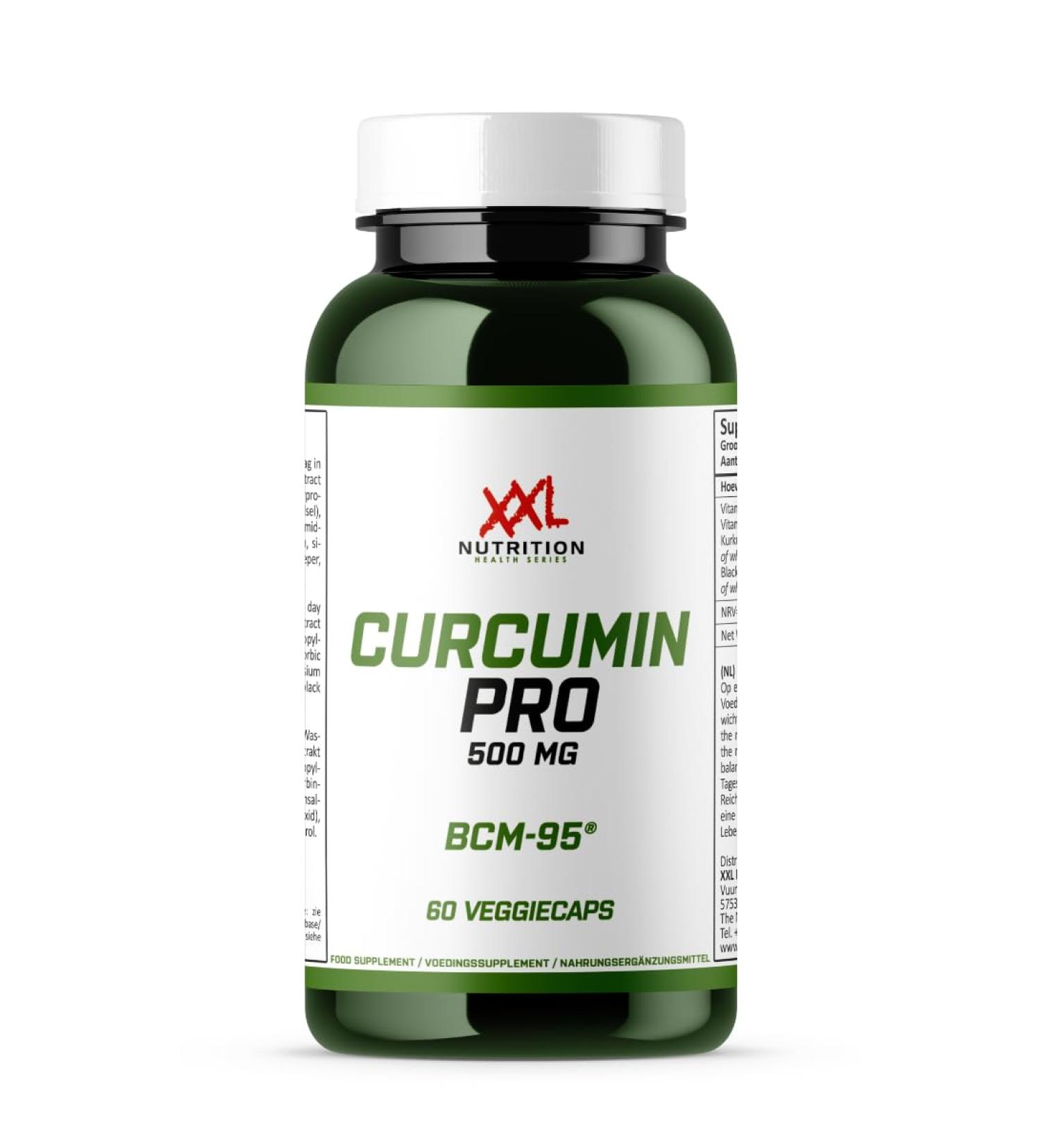 Buy XXL Nutrition Curcumin Pro - High Dose Turmeric Capsules | 60 Veggie Capsules for International Shipping - Buy Online on GoSupps.com