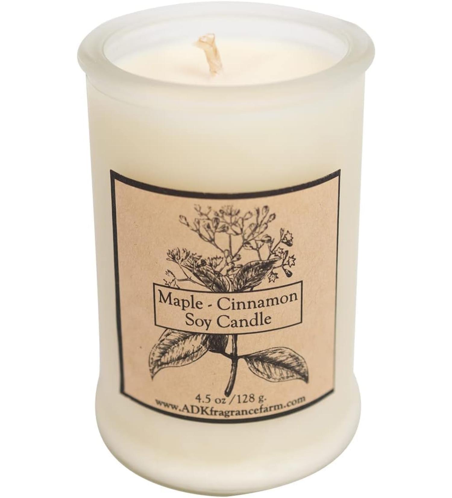 Maple-Cinnamon Scented Candle - Plant-Based Aromatherapy for Home & Kitchen D cor | 24Hr Burn Time Natural Gift for Mother s Day - Buy Online on GoSupps.com