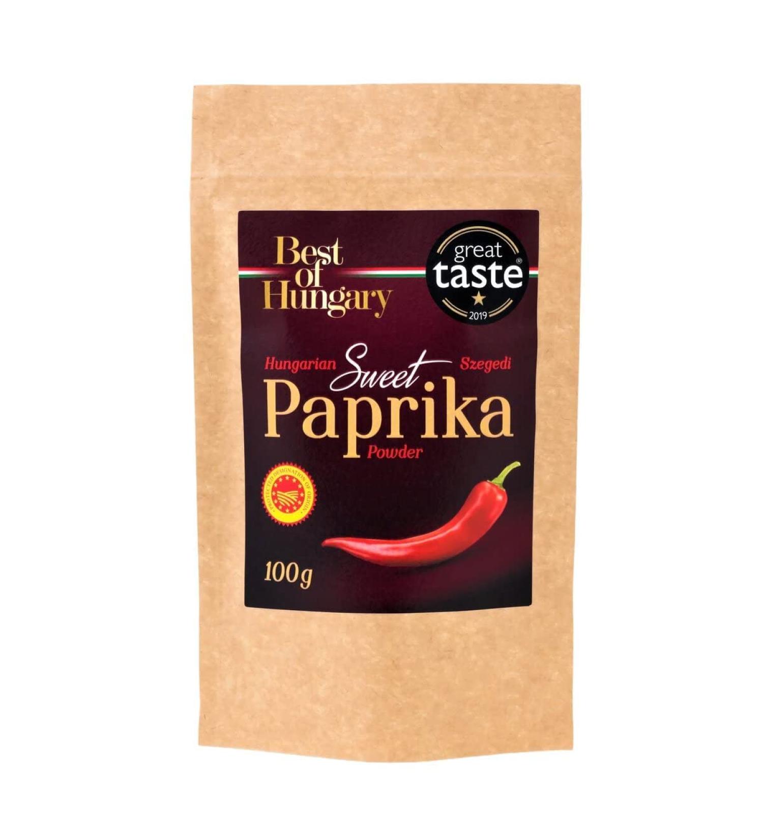 Hungarian Sweet Paprika Powder 100g - Premium Quality, Great Taste Award Winner - Buy Online on GoSupps.com