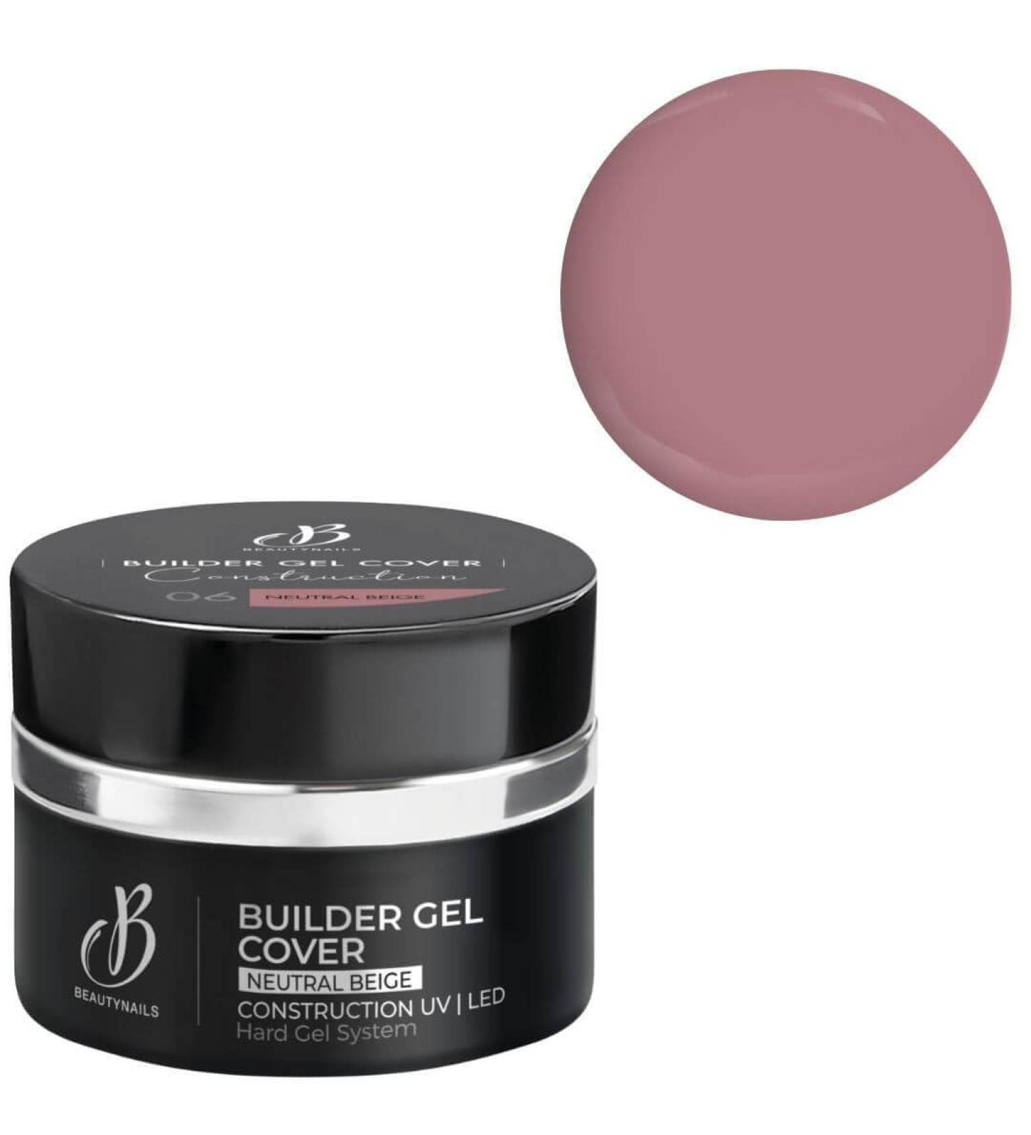Gel for construction Builder gel cover 06 Neutral Beige Beauty Nails 50g - Buy Online on GoSupps.com