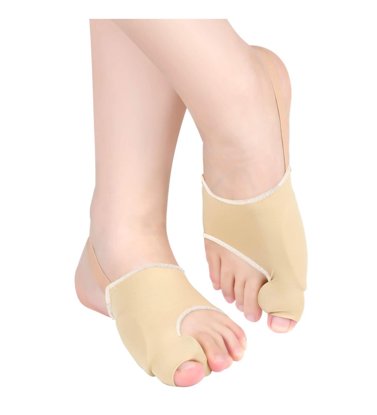 Toflower Bunion Corrector Day Night Support for Women and Men - Beige, Size S (1 Pair) - Buy Online on GoSupps.com