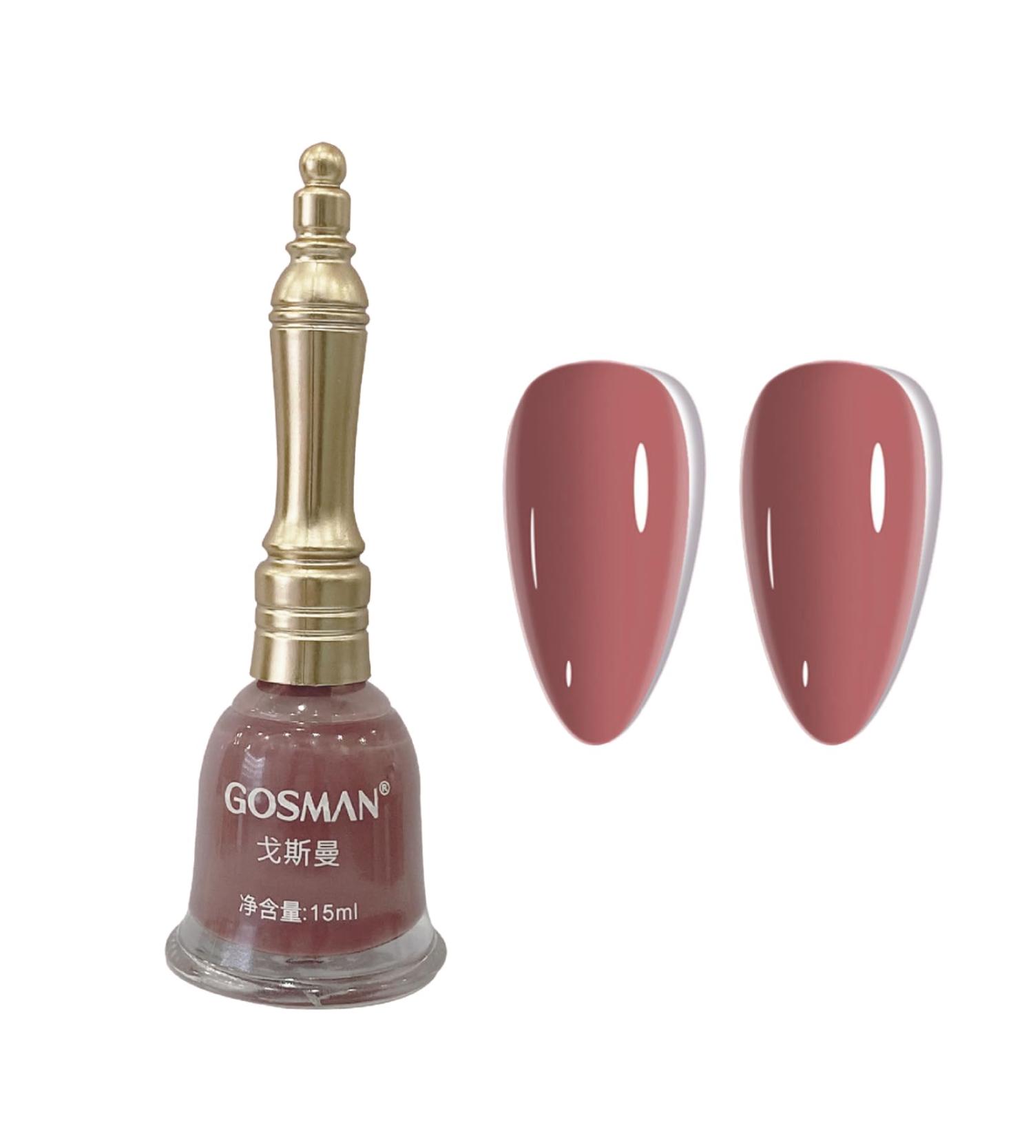 Tbeautfave Nude Nail Polish Waterproof & Long Lasting Nail Varnish Non-Toxic Water Based Natural Nail Polish DIY Nail Art (BeanPaste)