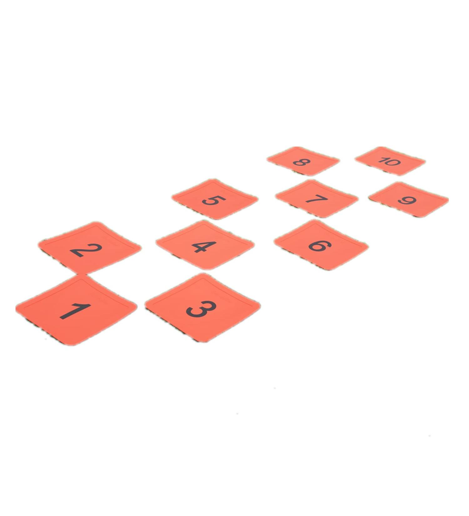 Eco Walker 12 Numbered Football Yard Marker | Hopscotch Square Mat for Baseball Bases - Buy Online on GoSupps.com