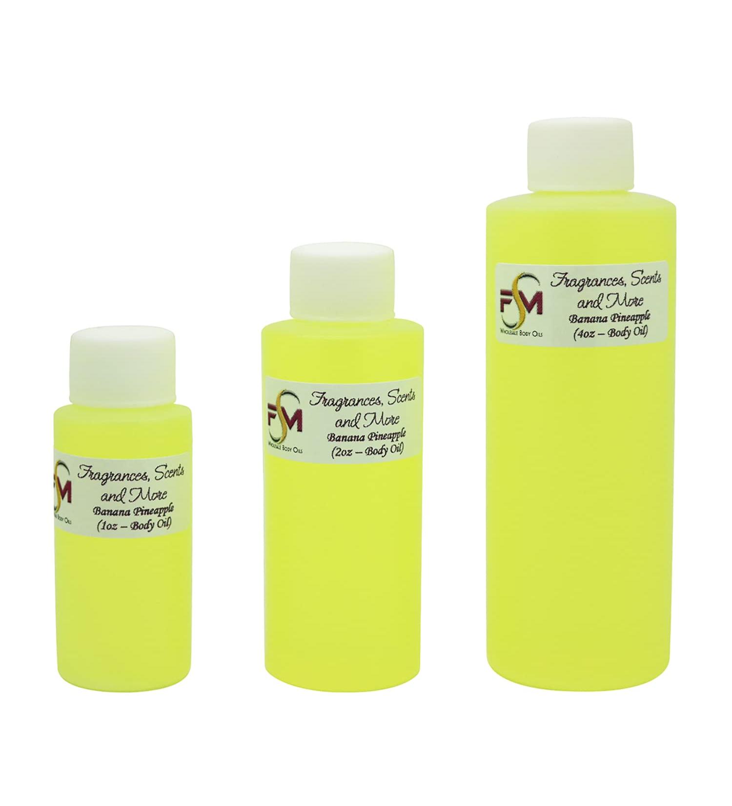 Banana Pineapple Fragrance Oil - 0.33 Fl Oz Roll-On Sweet Tropical Scent for Aromatherapy & Perfume - International Shipping Available - Buy Online on GoSupps.com