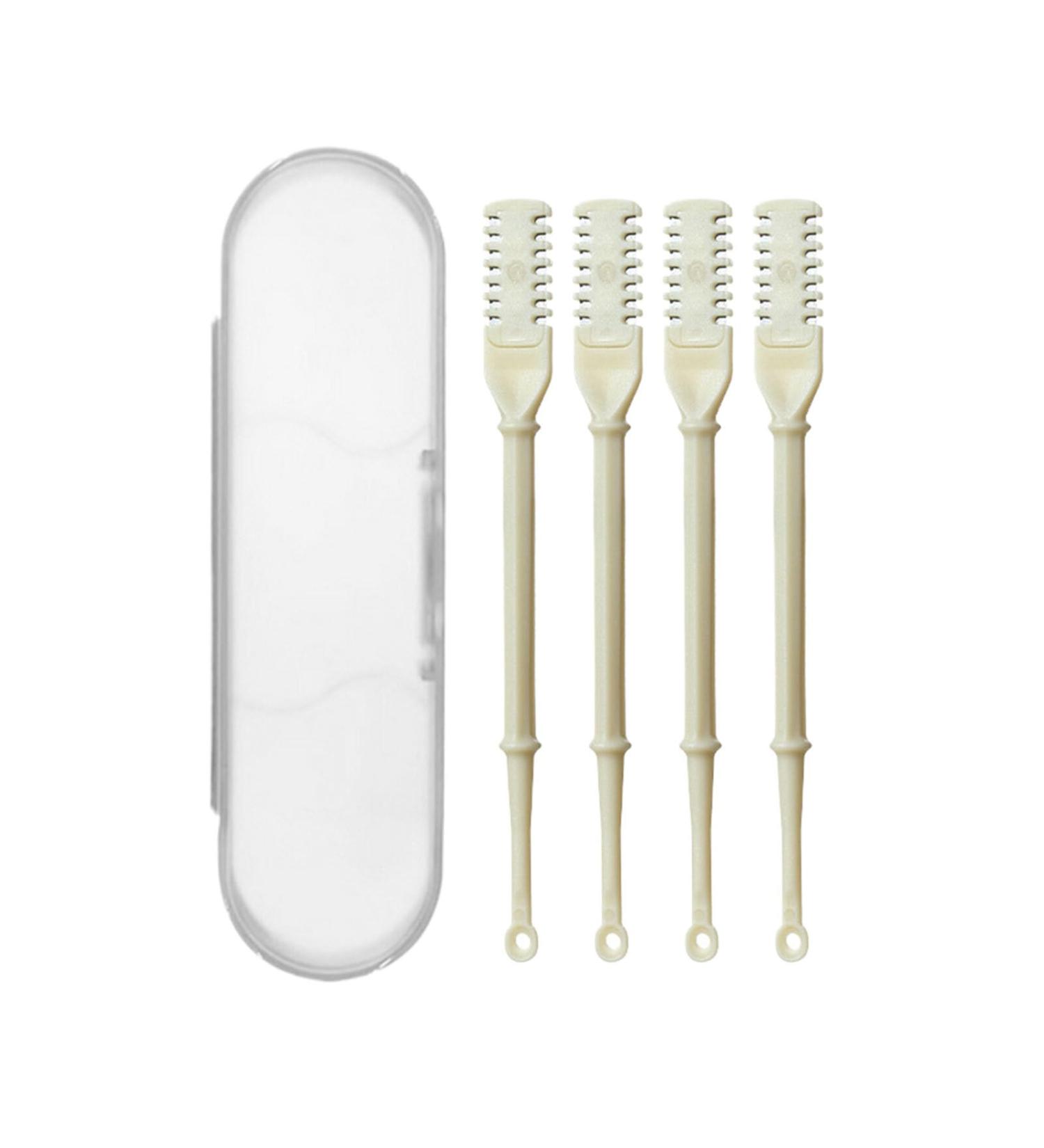 kesurpae 3x Compact Nose Hair Scraper with Transparent Easy to Use and Store Anywhere ABS Mens Nose Hair Trimmer Nose Hair Remover Milk Yellow 3 Pack Packaging 3 Pack Packaging Milk Yellow - Buy Online on GoSupps.com