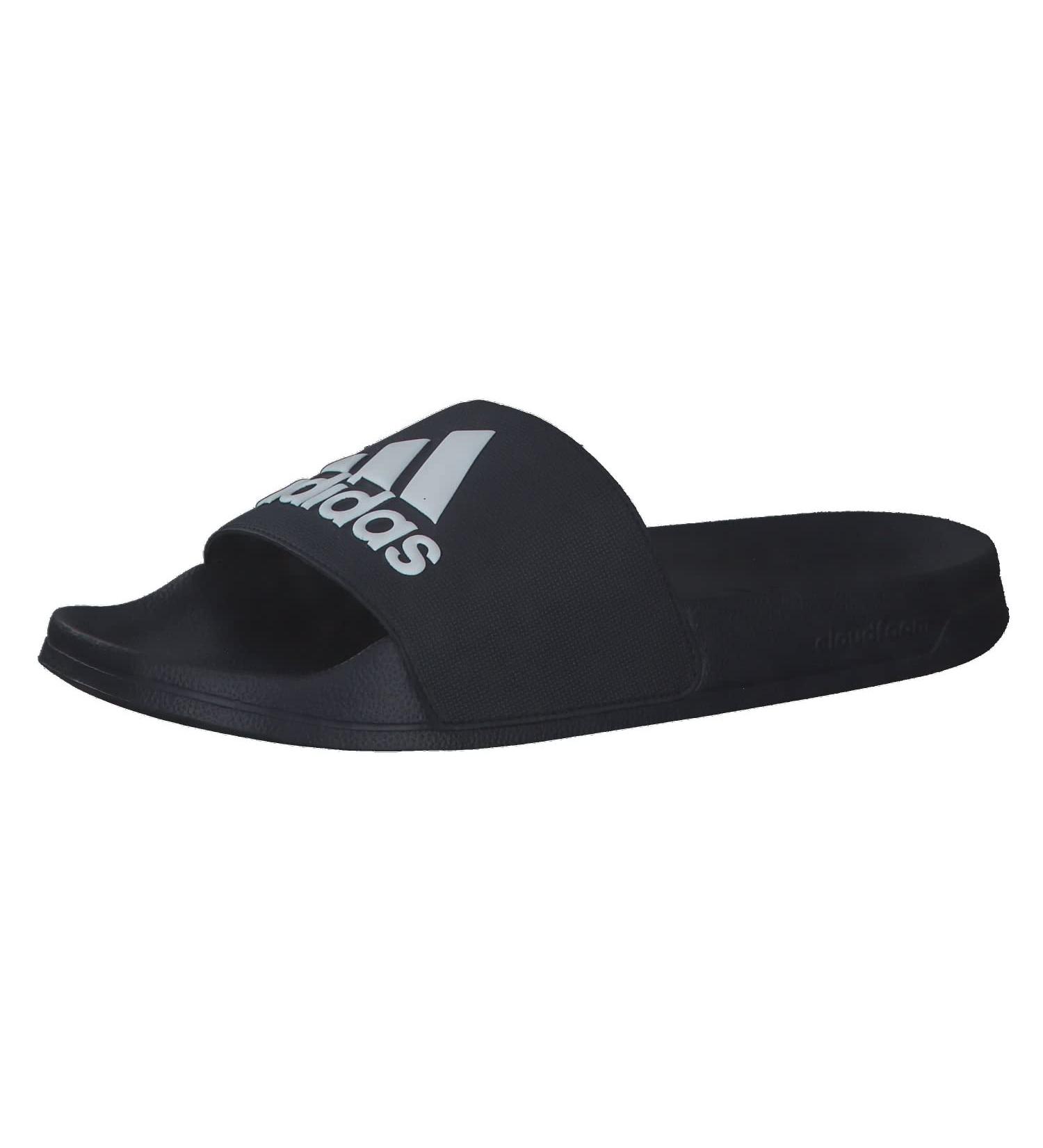 Buy adidas Unisex Adilette Shower Logo Slide Sandal - 43 EU Legend Ink Ftwr White | International Shipping Available - Buy Online on GoSupps.com