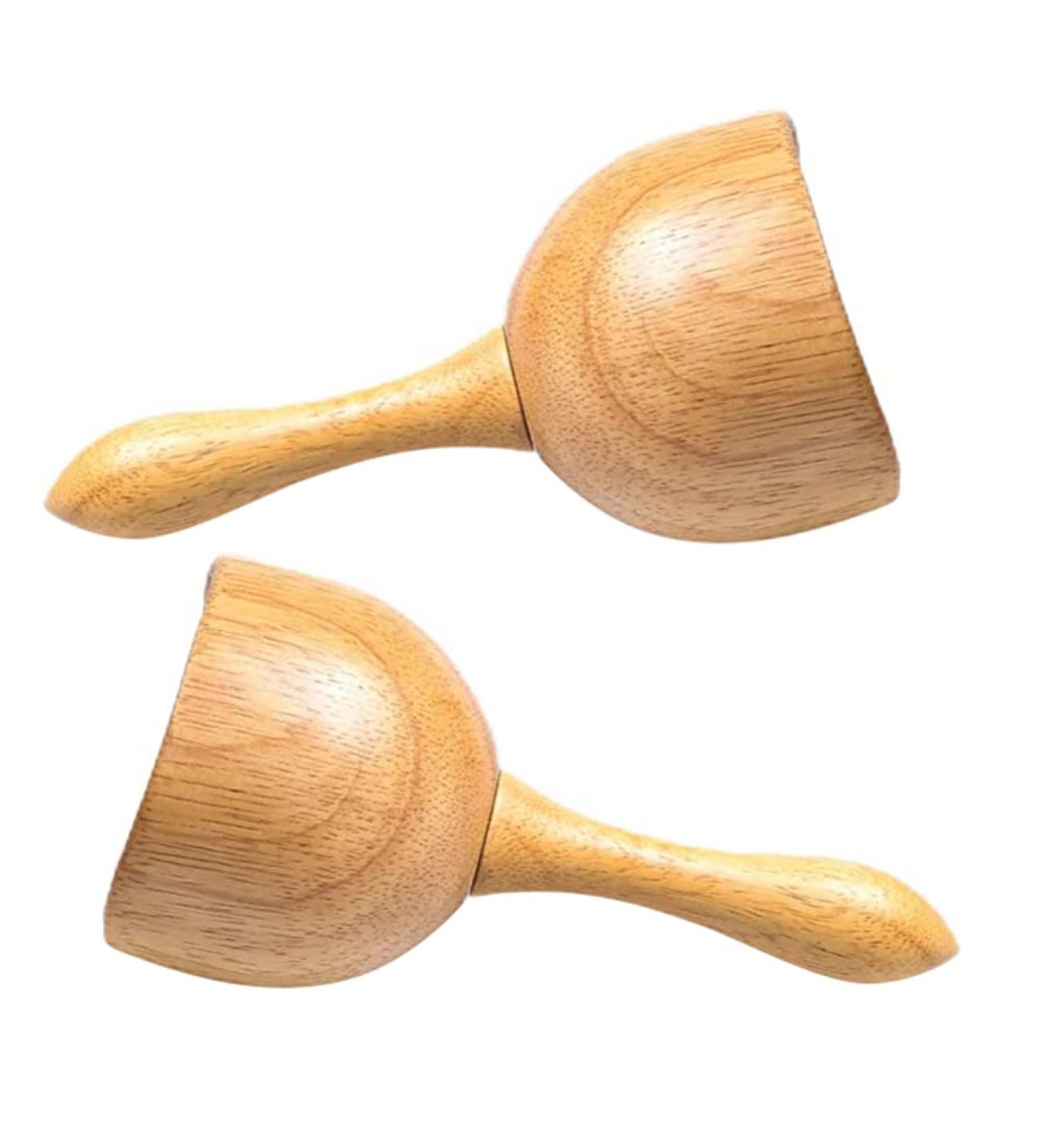 Hand Massage Cup Set - Wooden Anti-Cup Massage Tool for Sore Muscles | 2 Pieces - Buy Online on GoSupps.com