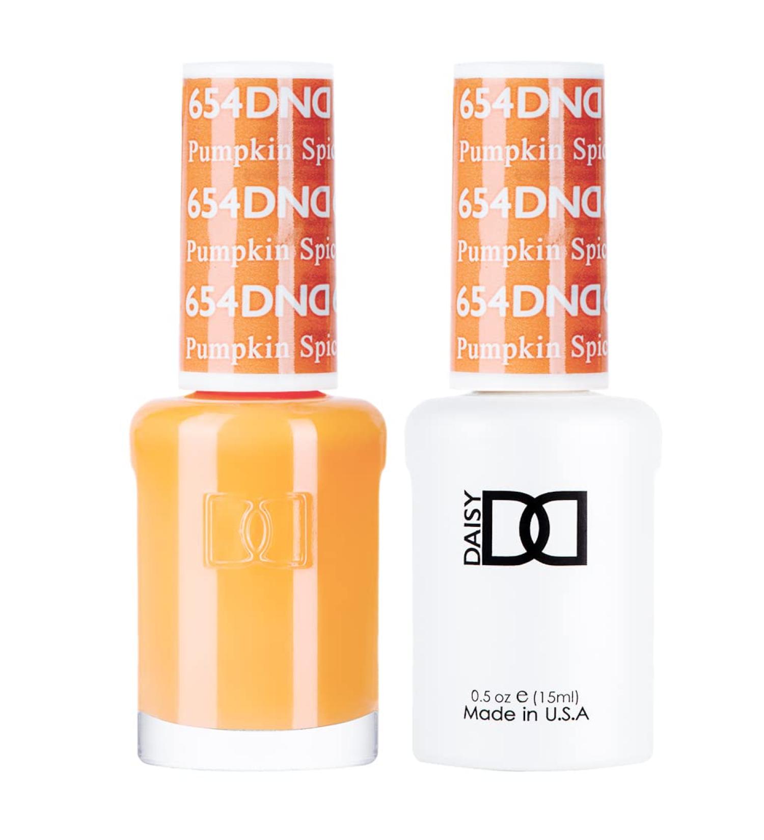 DND Gel Polish Set - Orange Collection | UV/LED Gel Polish & Air Dry Nail Lacquer - Pumpkin Spice Duo 0.5 Fl Oz - Buy Online on GoSupps.com