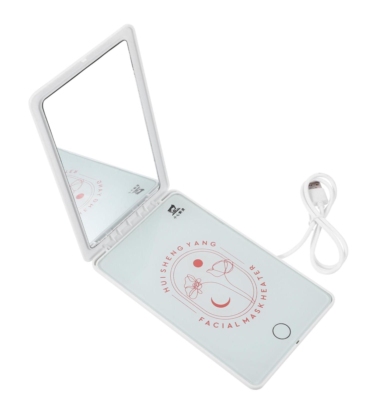 FOMIYES Mask Heater - Facial Care Mask Warmer & Makeup Mirror - Optimal Sheet Mask Heating Device - International Shipping Available - Buy Online on GoSupps.com