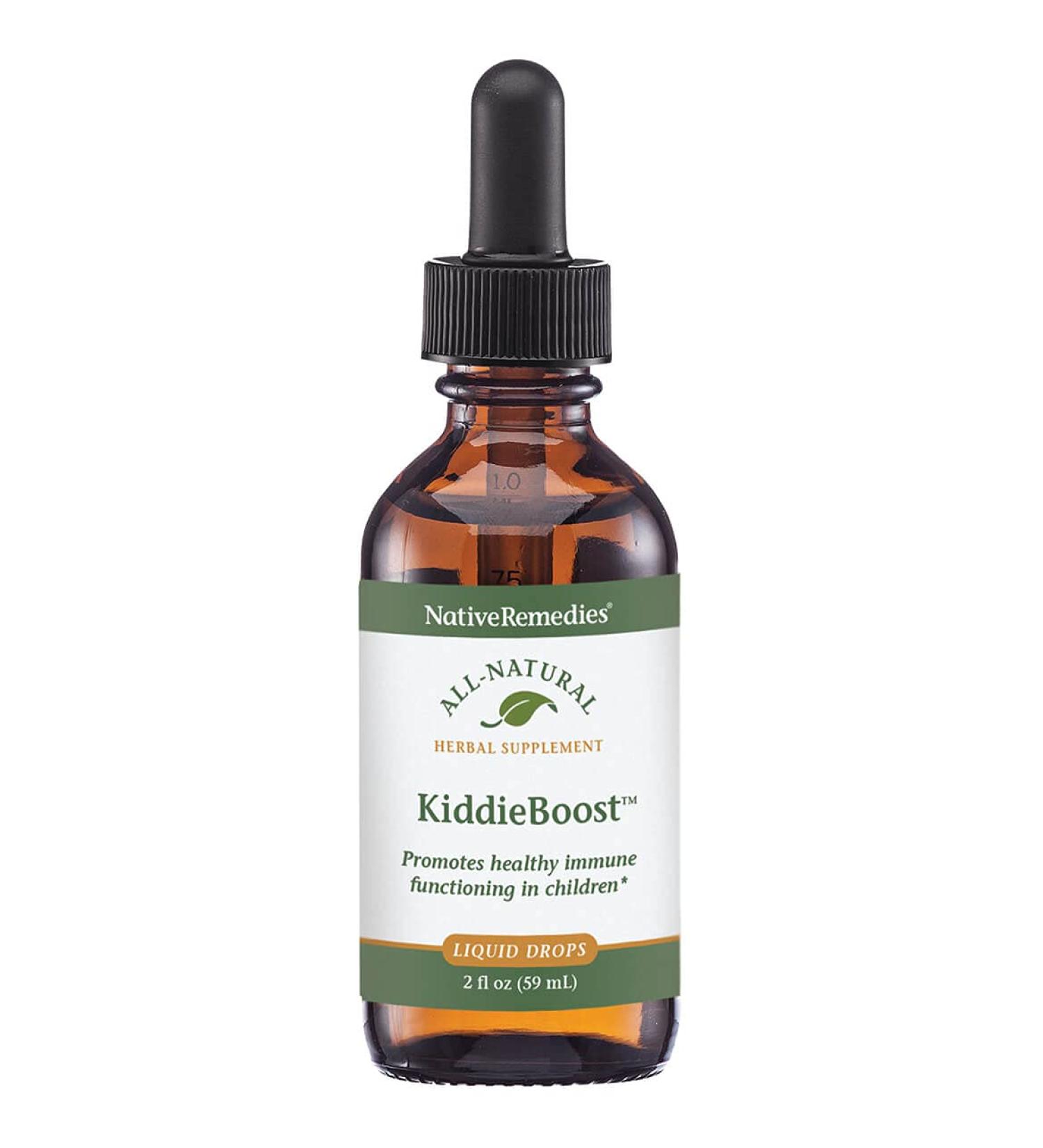 Native Remedies KiddieBoost - Natural Herbal Supplement for Kids' Immune Support | 2 Fl oz - Buy Online on GoSupps.com