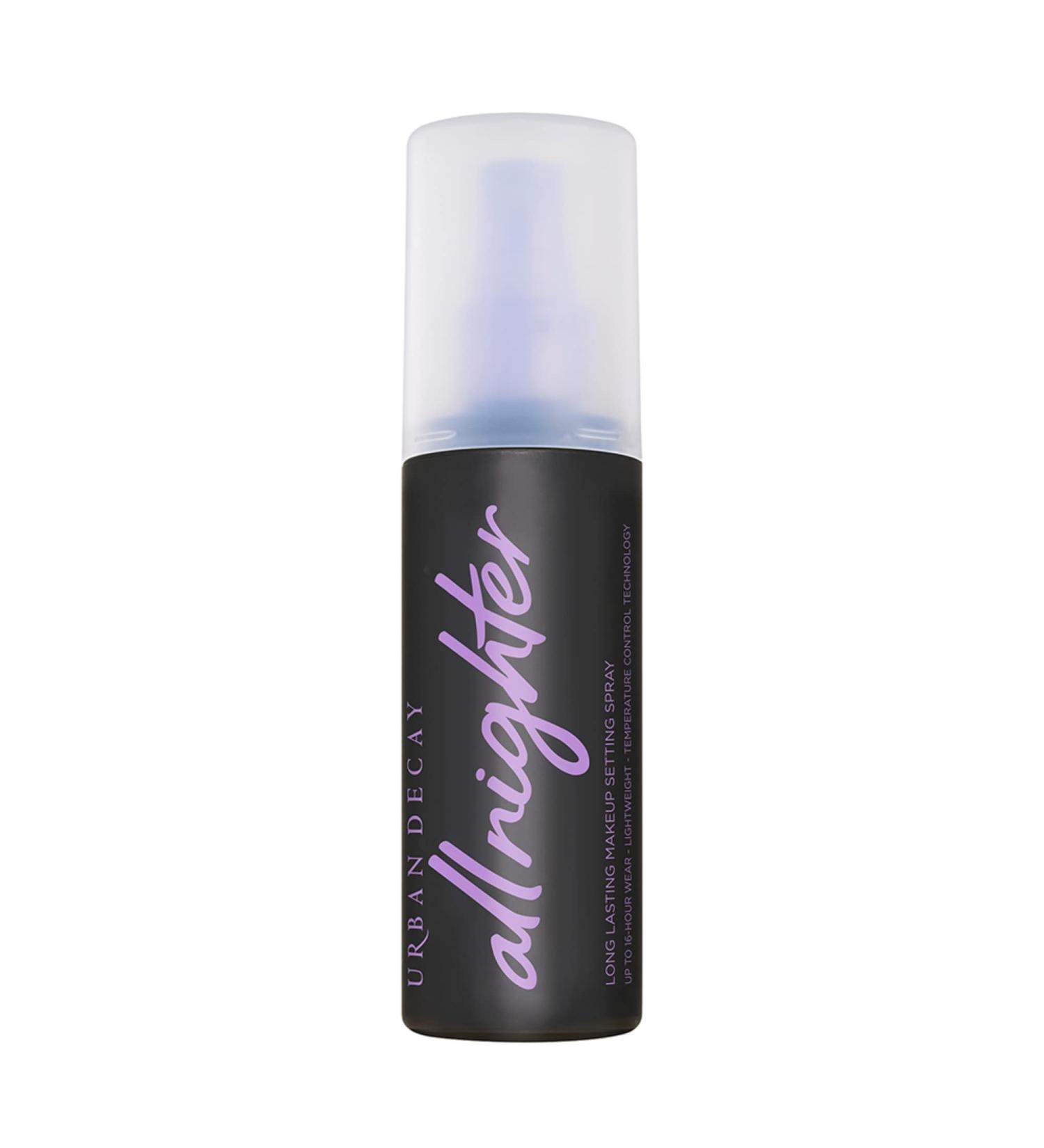 Urban Decay All Nighter Long-Lasting Makeup Setting Spray - 16-Hour Award-Winning Finish - Oil-Free Formula for All Skin Types - 4.0 fl oz - Buy Online on GoSupps.com