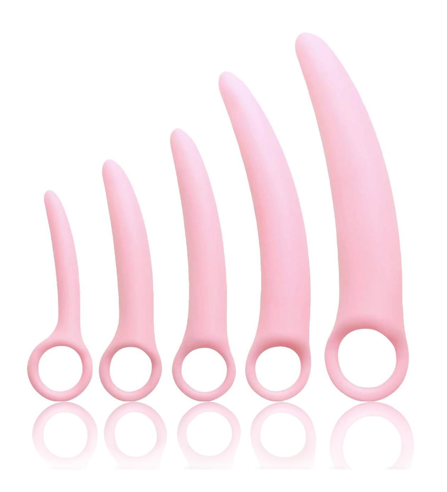 Silicone Pelvic Wand | Pelvic Floor Muscle Trigger Point Massager - Pink | Relieve Discomfort | Shop Now - Buy Online on GoSupps.com