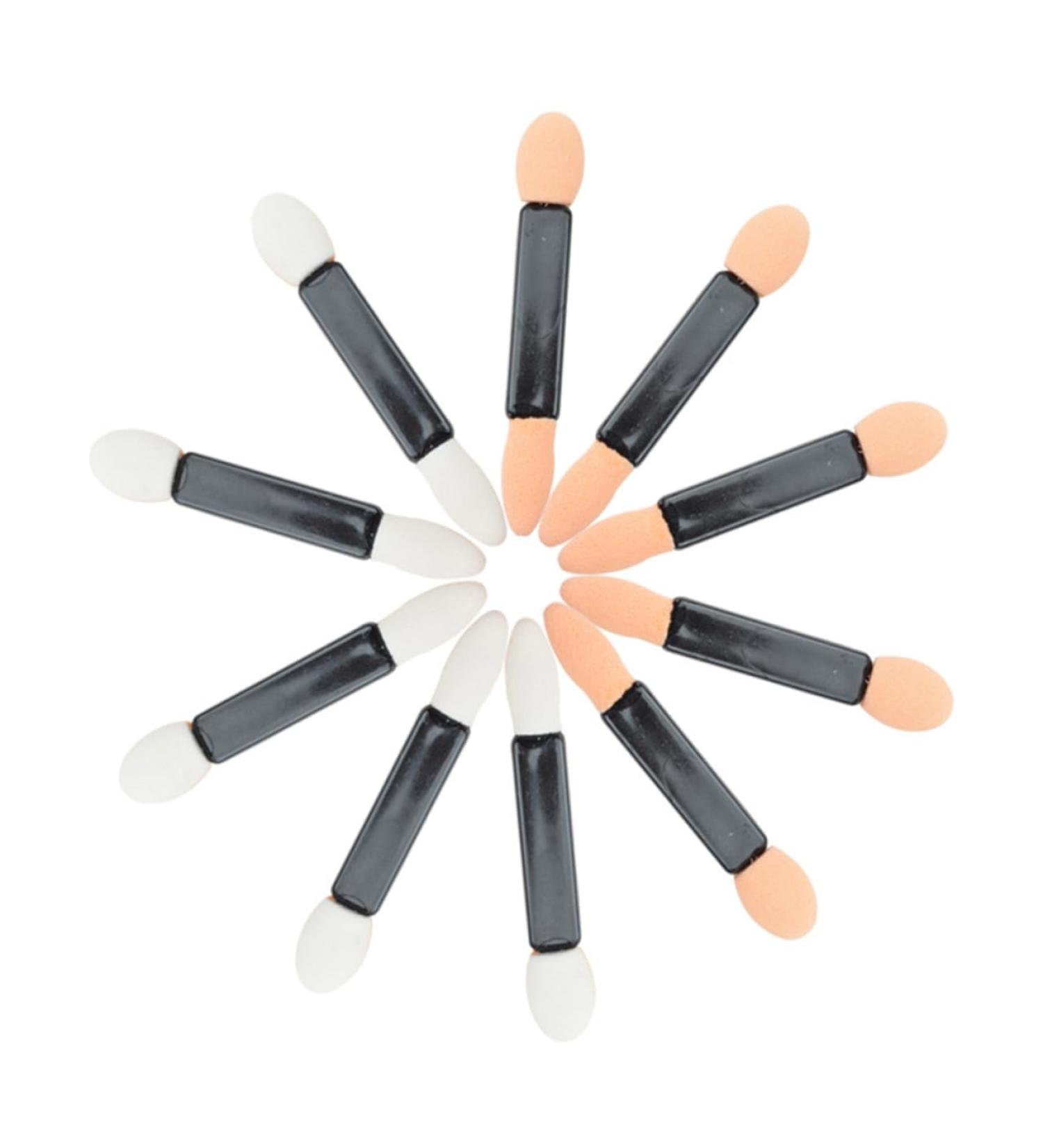 Housoutil Double Ended Makeup Brush 150 Pcs Makeup Brush Blending Brush Make Eye Shadow Brush Eye Shadow Stick Double Head Sponge mediumx3pcs Assorted Colorx3pcs - Buy Online on GoSupps.com