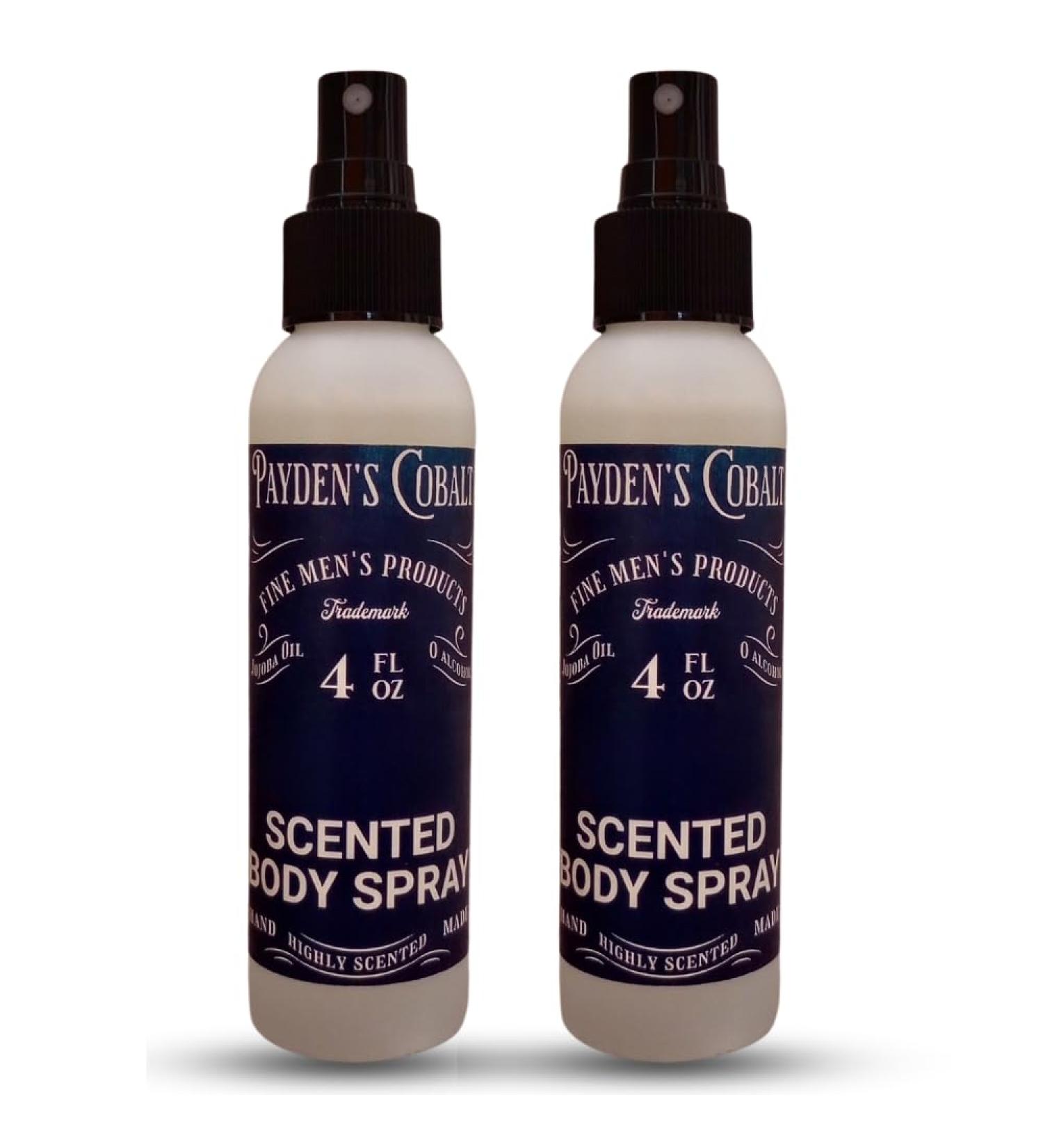 Payden's Cobalt Leather & Tea For Men Scented Body Spray 4 Oz (2 Pack) - Buy Online on GoSupps.com