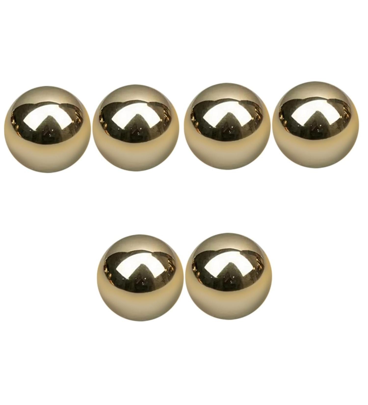 Solustre 6 StK Brass Gymnastic Balls Portable Massage Balls for Hands | Decorative & Functional Handballs | High-Quality Metal Balls from China - Buy Online on GoSupps.com