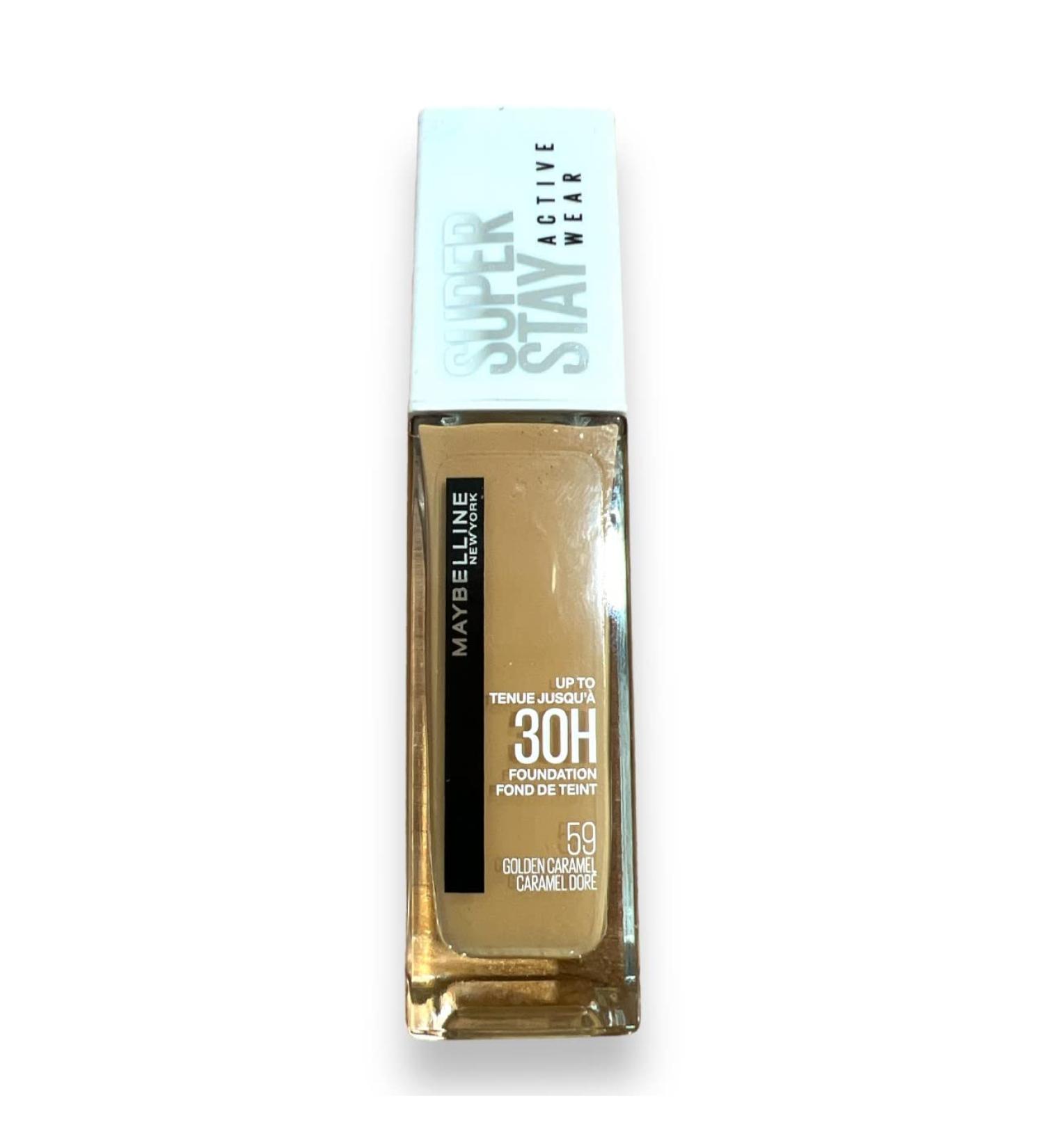 maybelline Active Wear Superstay Foundation 30h - 59 Golden Caramel