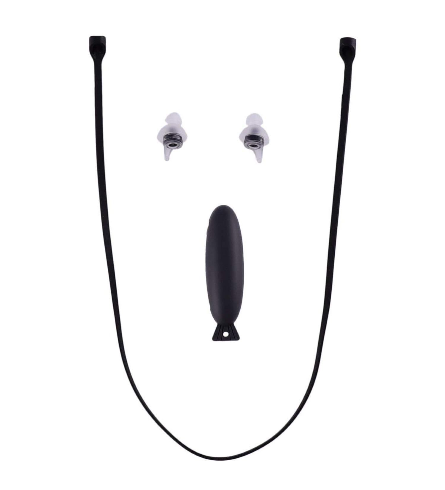 Travel Ear Plugs - Silicone Noise Reduction Ear Plugs with Clear Cord & Carry Case for Sleeping Snoring Shooting & Hunting - International Shipping Available - Buy Online on GoSupps.com